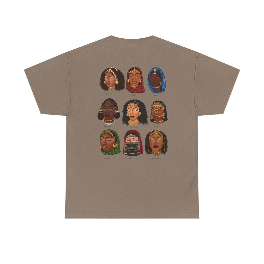 Eritrea Tribes - Unisex Heavy Cotton Tee