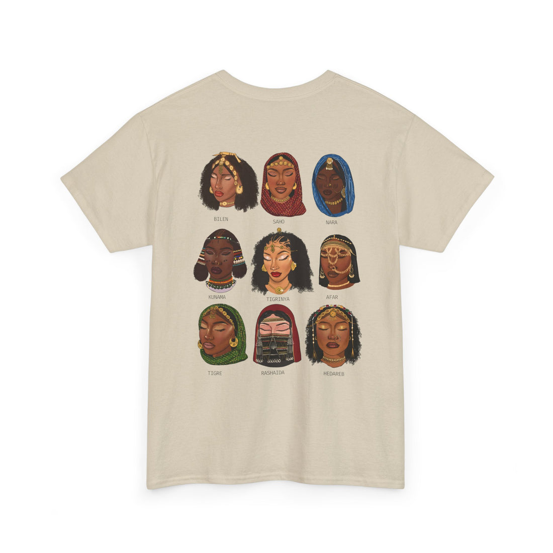 Eritrea Tribes - Unisex Heavy Cotton Tee