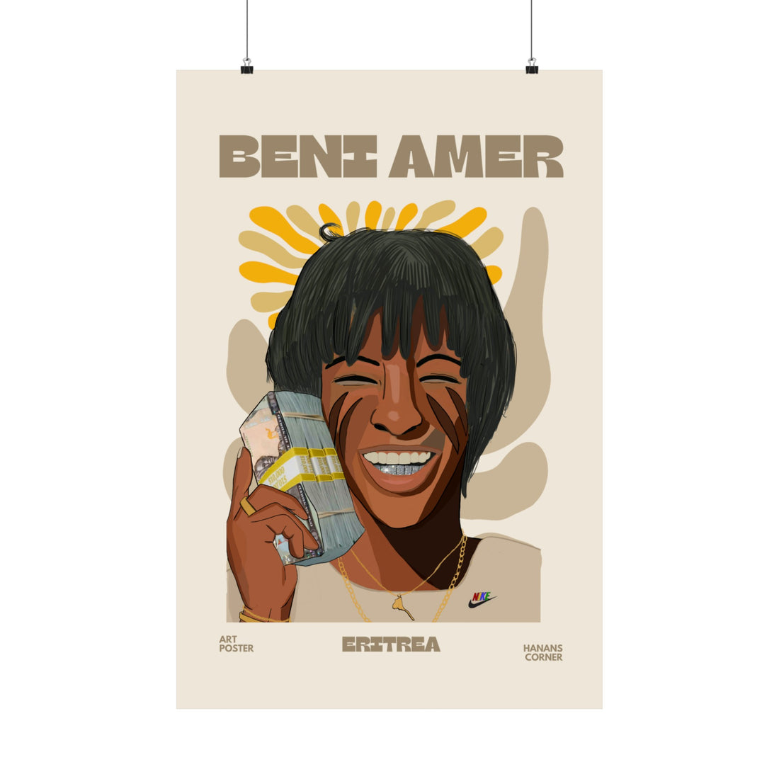 Beni Amer - Matte Vertical Posters