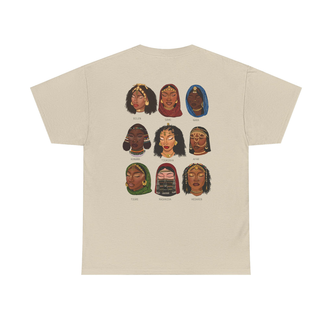Eritrea Tribes - Unisex Heavy Cotton Tee