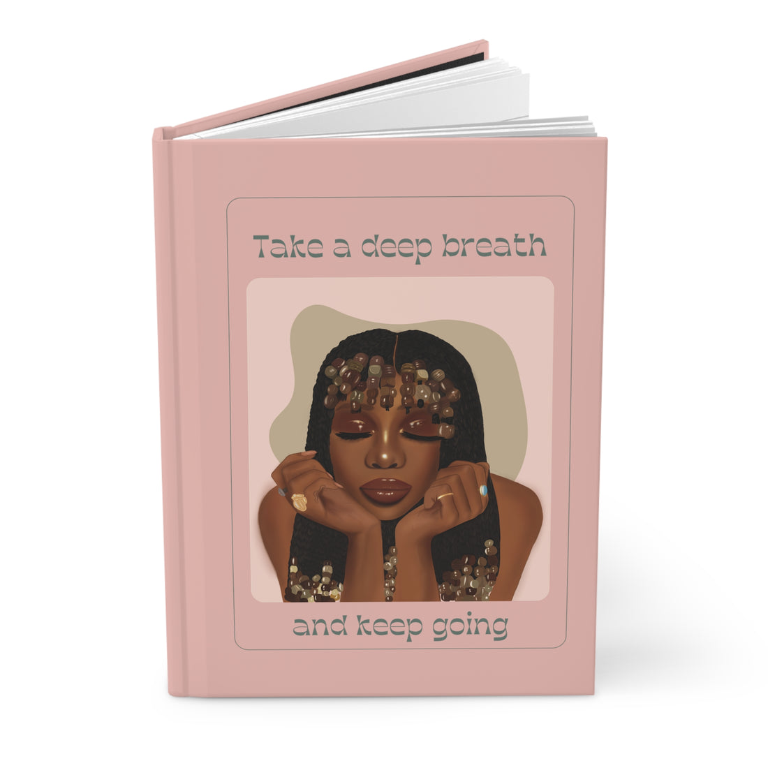 Take a Deep Breath & Keep Going - Hardcover Journal Matte