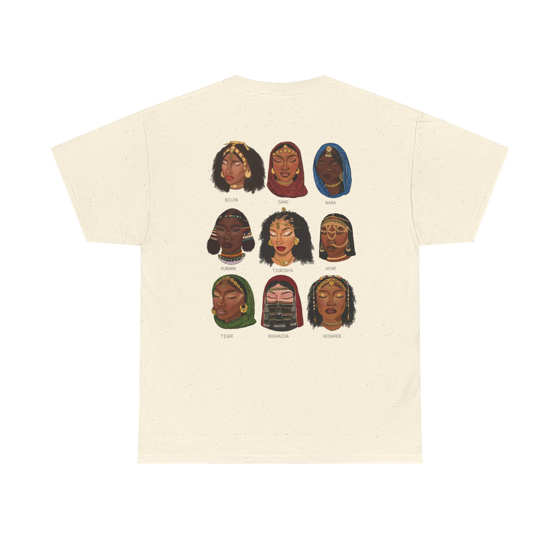 Eritrea Tribes - Unisex Heavy Cotton Tee