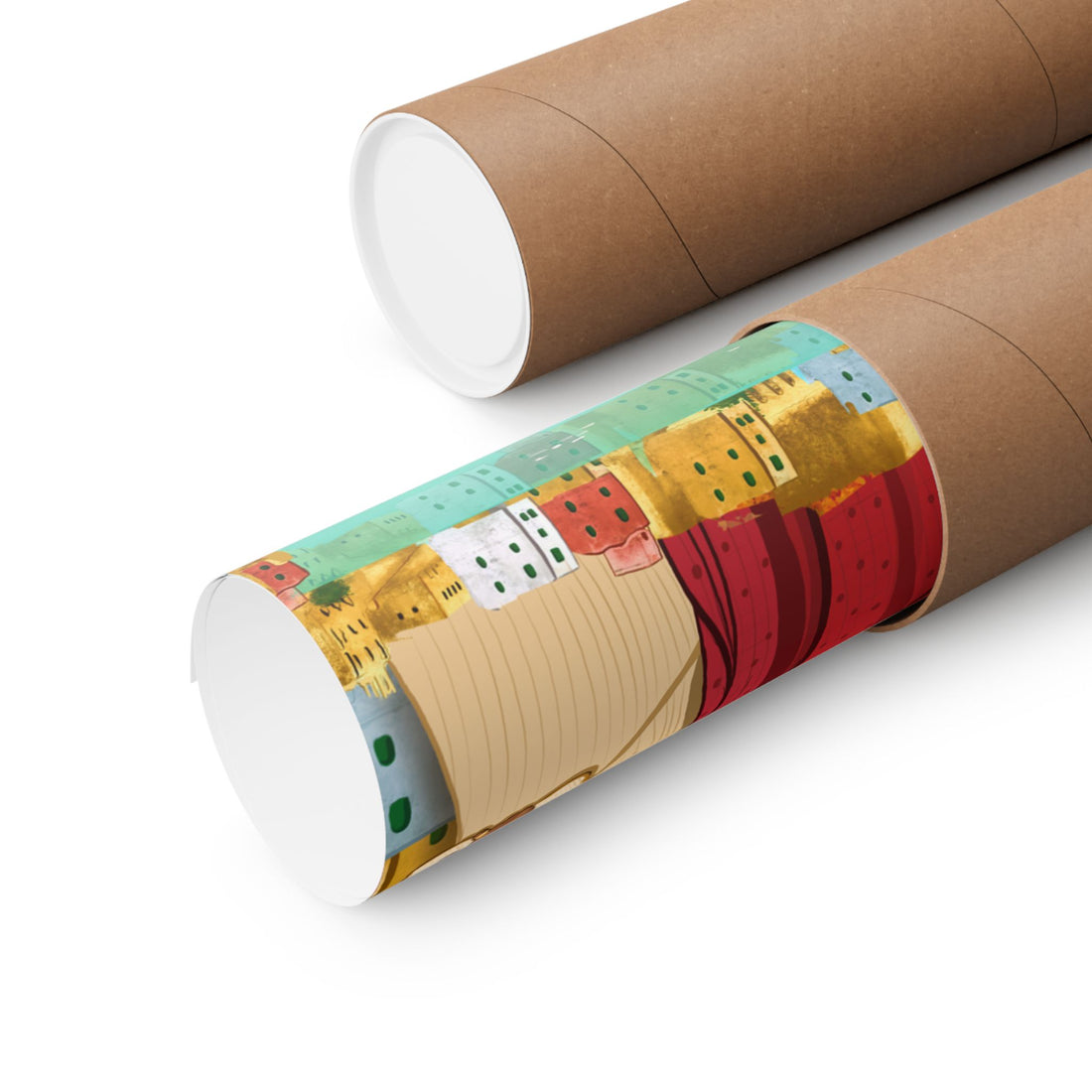 Senegal (Pink Background) - Matte Vertical Posters