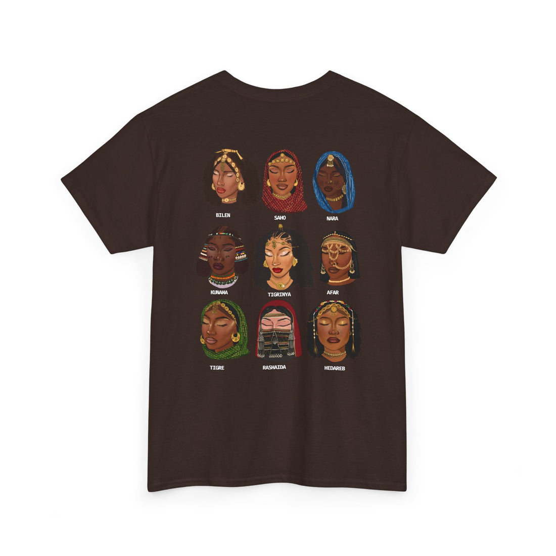 Eritrea Tribes - Unisex Heavy Cotton Tee
