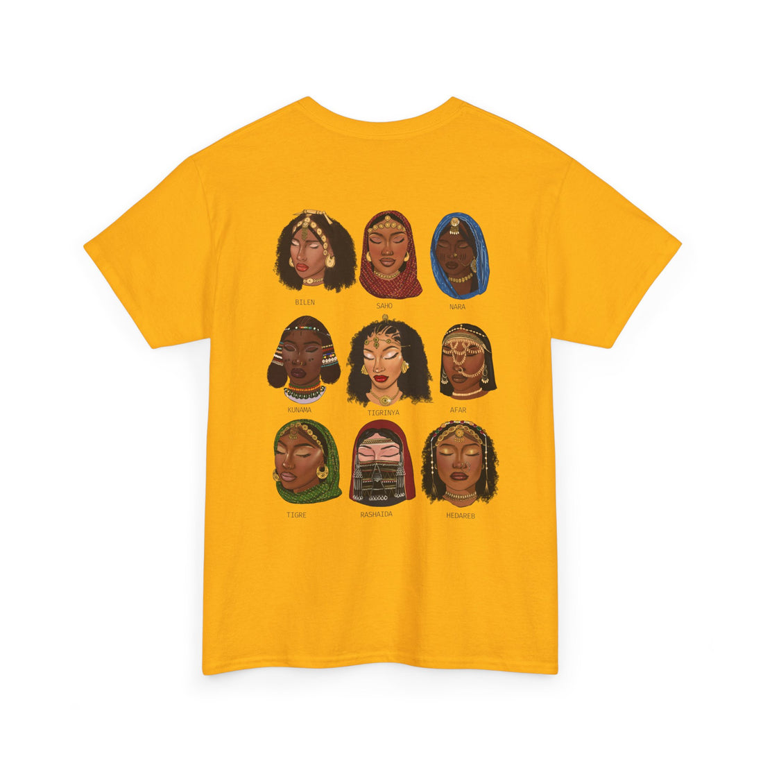 Eritrea Tribes - Unisex Heavy Cotton Tee