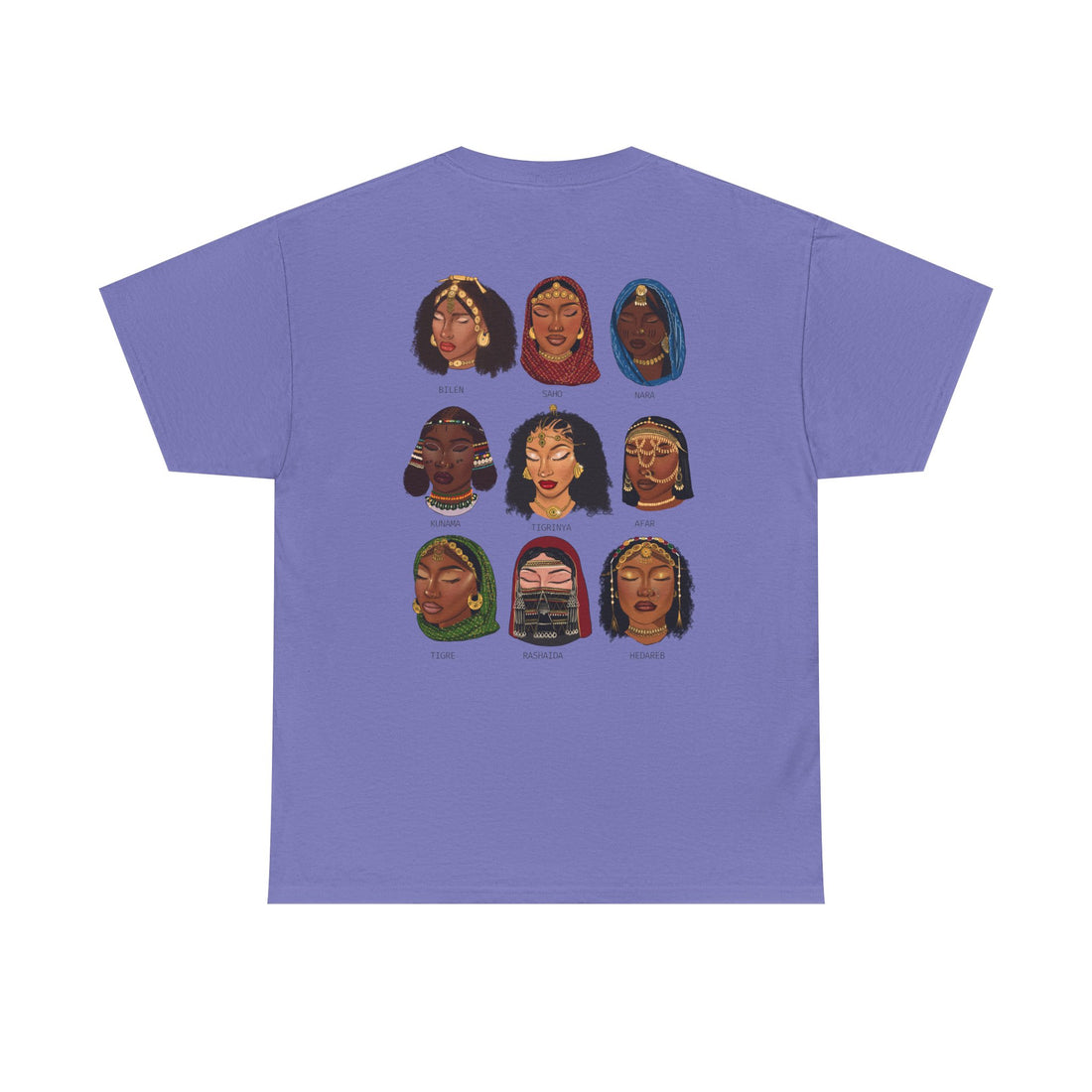 Eritrea Tribes - Unisex Heavy Cotton Tee