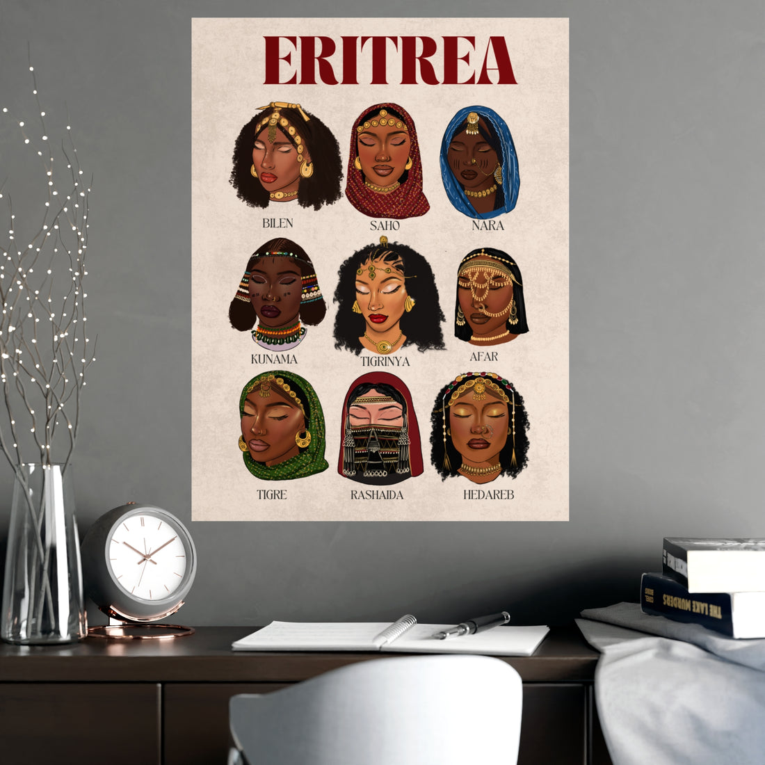 Vertical and Horizontal Matte Posters