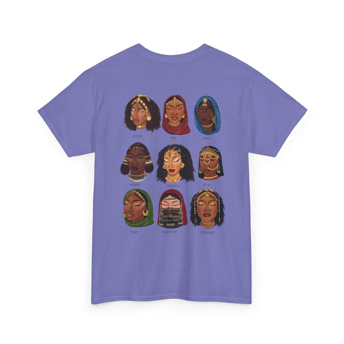 Eritrea Tribes - Unisex Heavy Cotton Tee