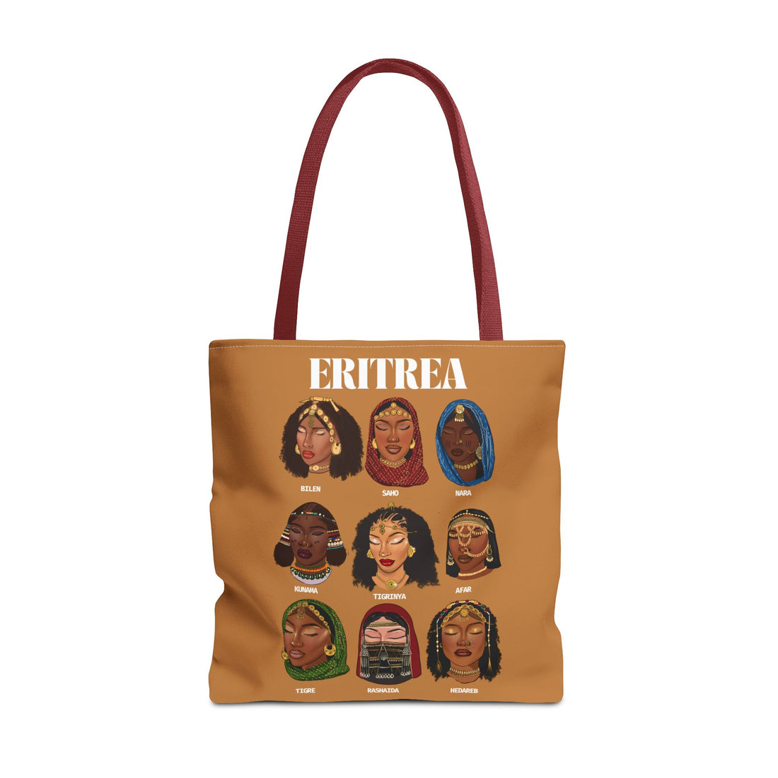 Eritrea Tribes Brown Tote Bag