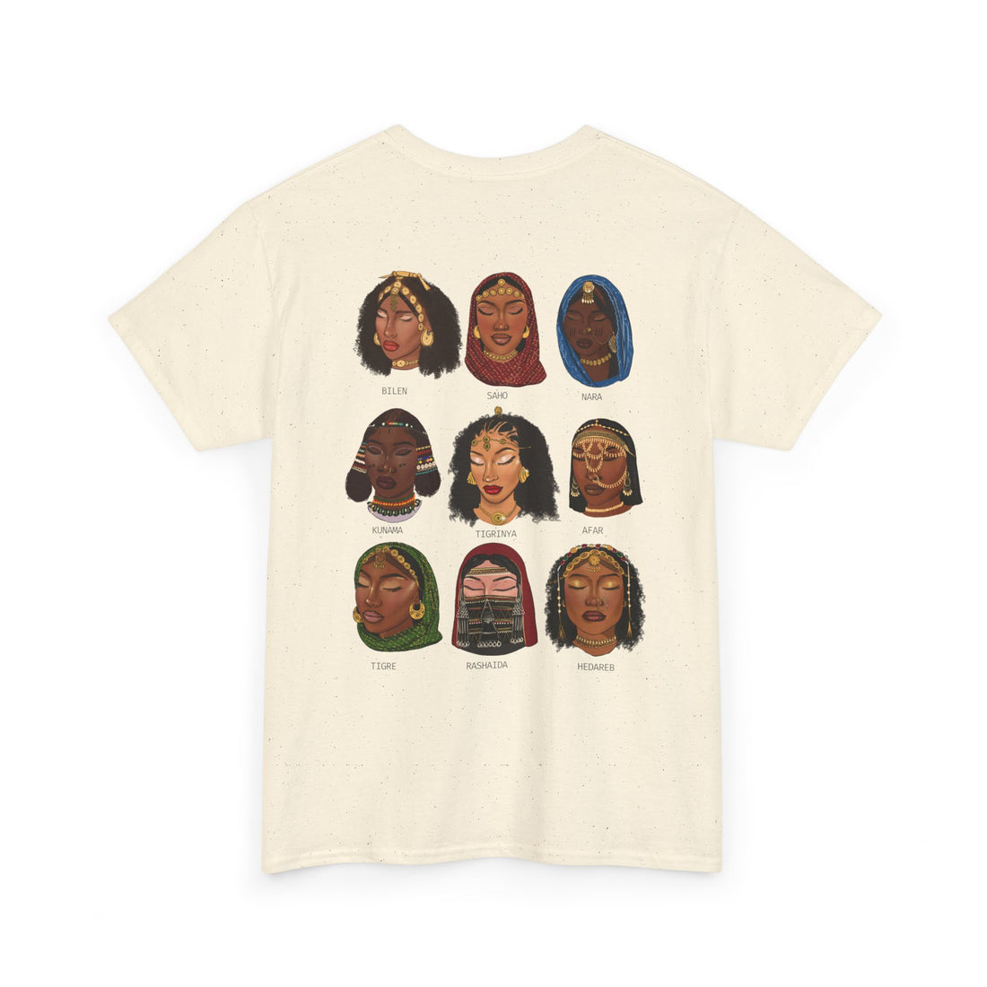 Eritrea Tribes - Unisex Heavy Cotton Tee
