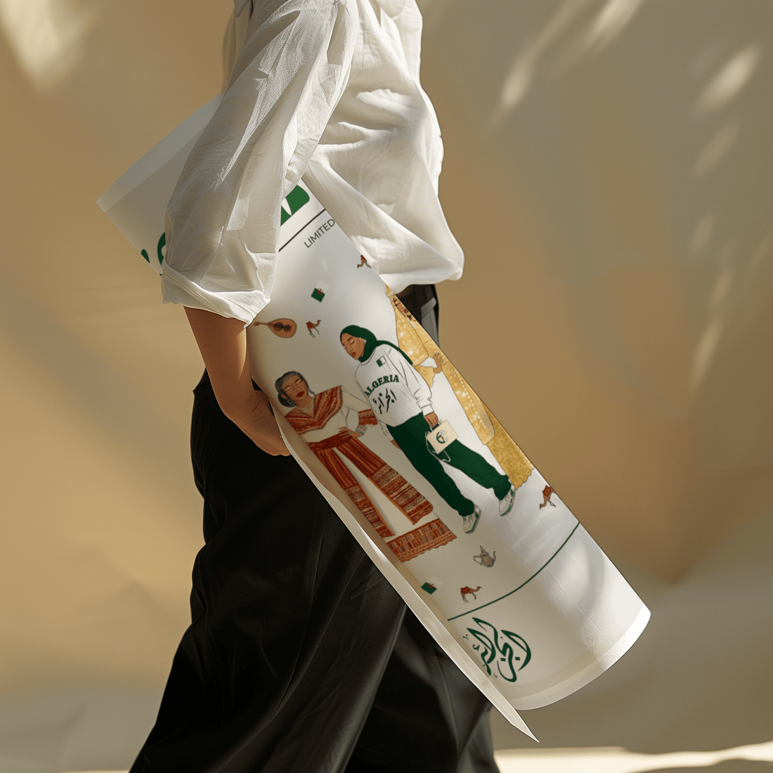 Algeria x Streetwear - Matte Vertical Posters