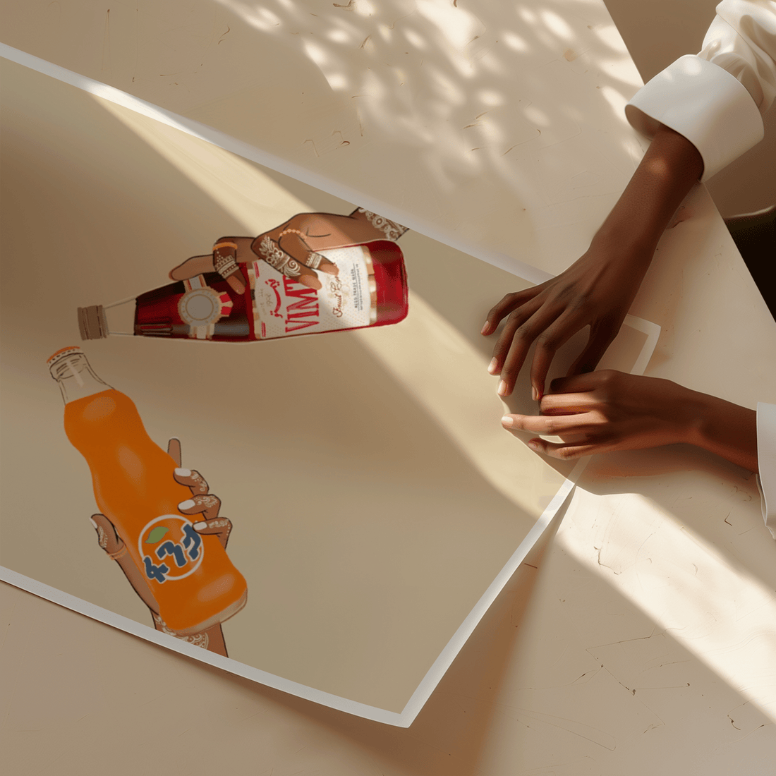 Fanta x Vimto - Matte Vertical Posters