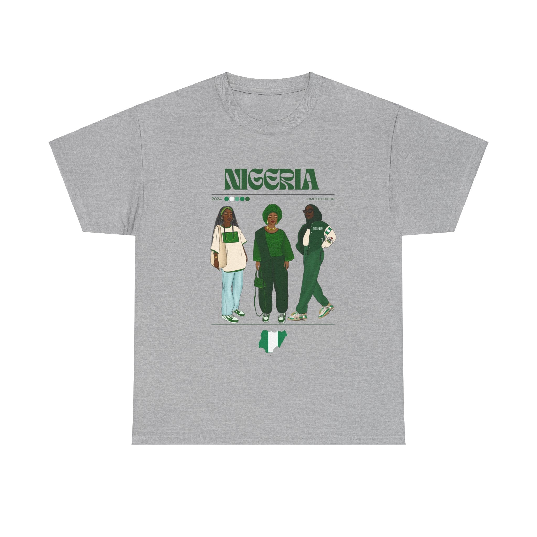 Nigeria x Streetwear Series - Unisex Heavy Cotton Tee