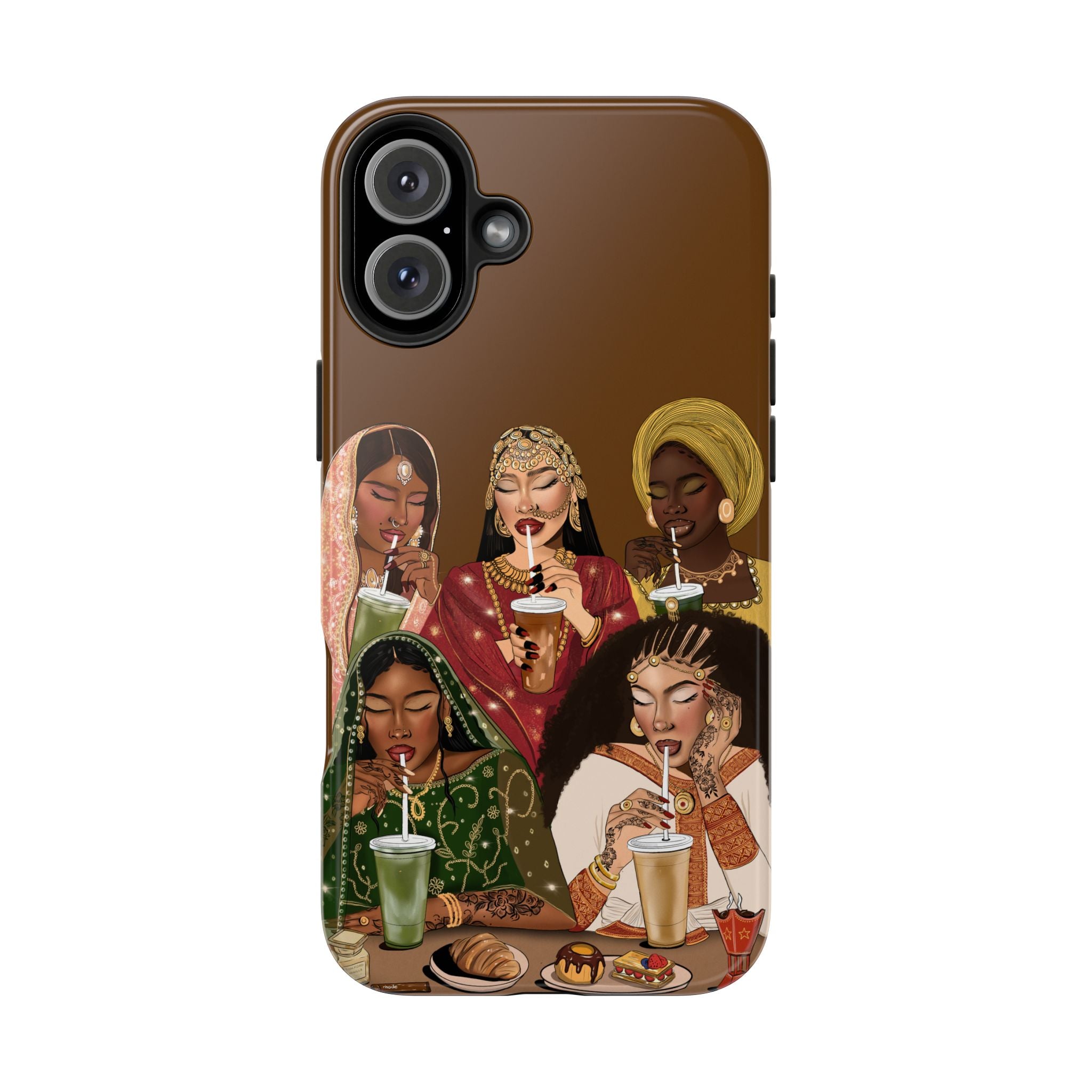 The Girls & Their Drinks - Tough Phone Cases