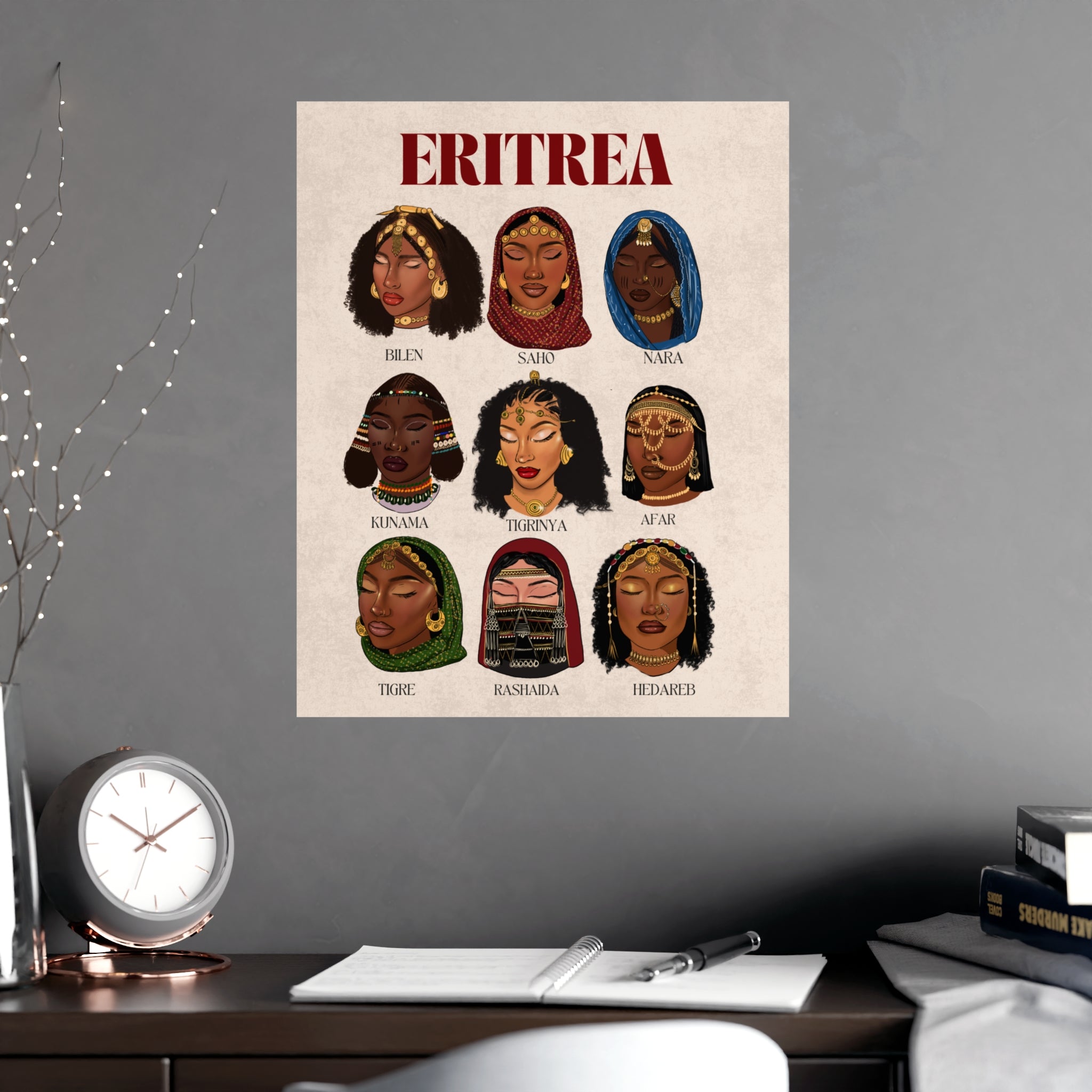 Vertical and Horizontal Matte Posters