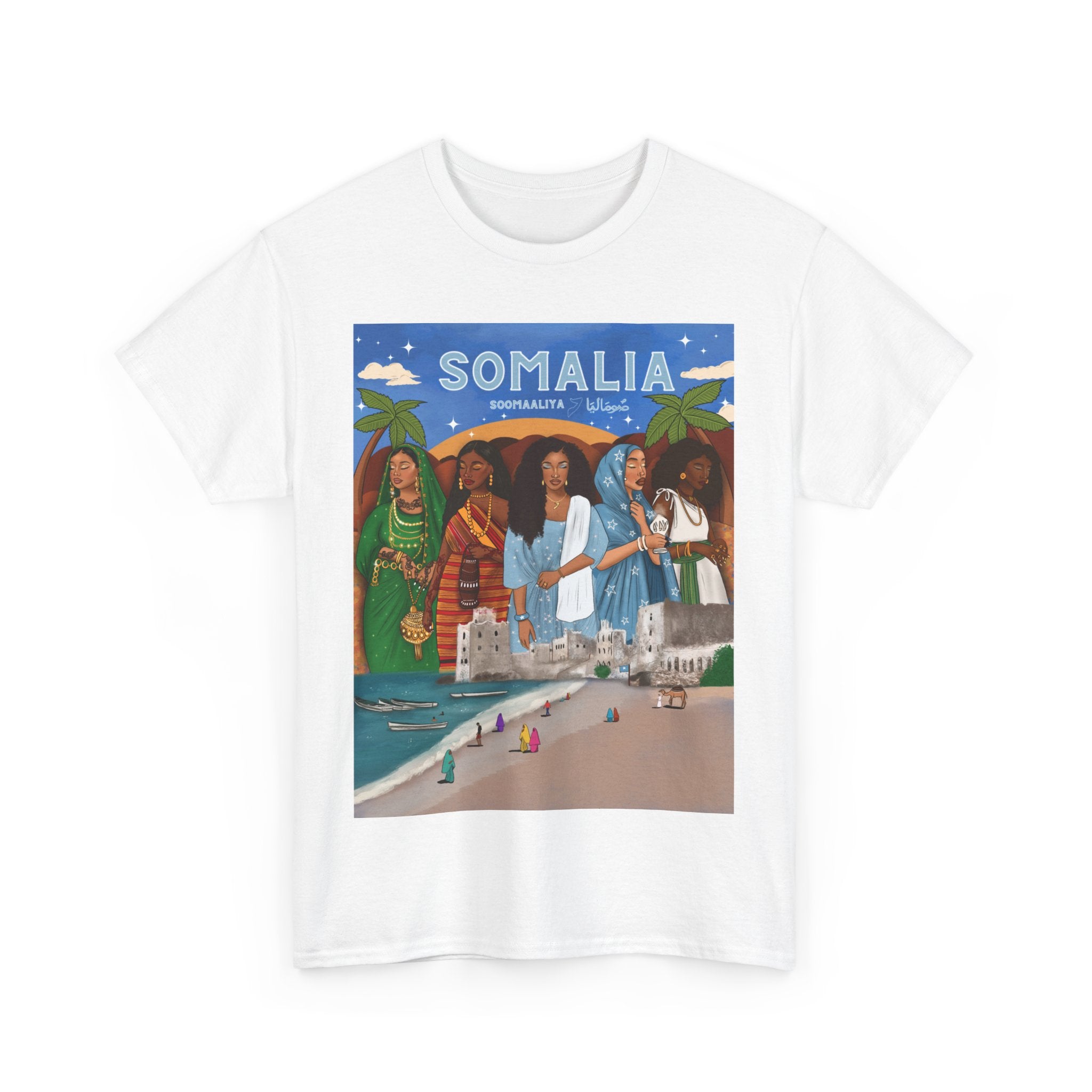 Somalia x Streetwear Series - Unisex Heavy Cotton Tee