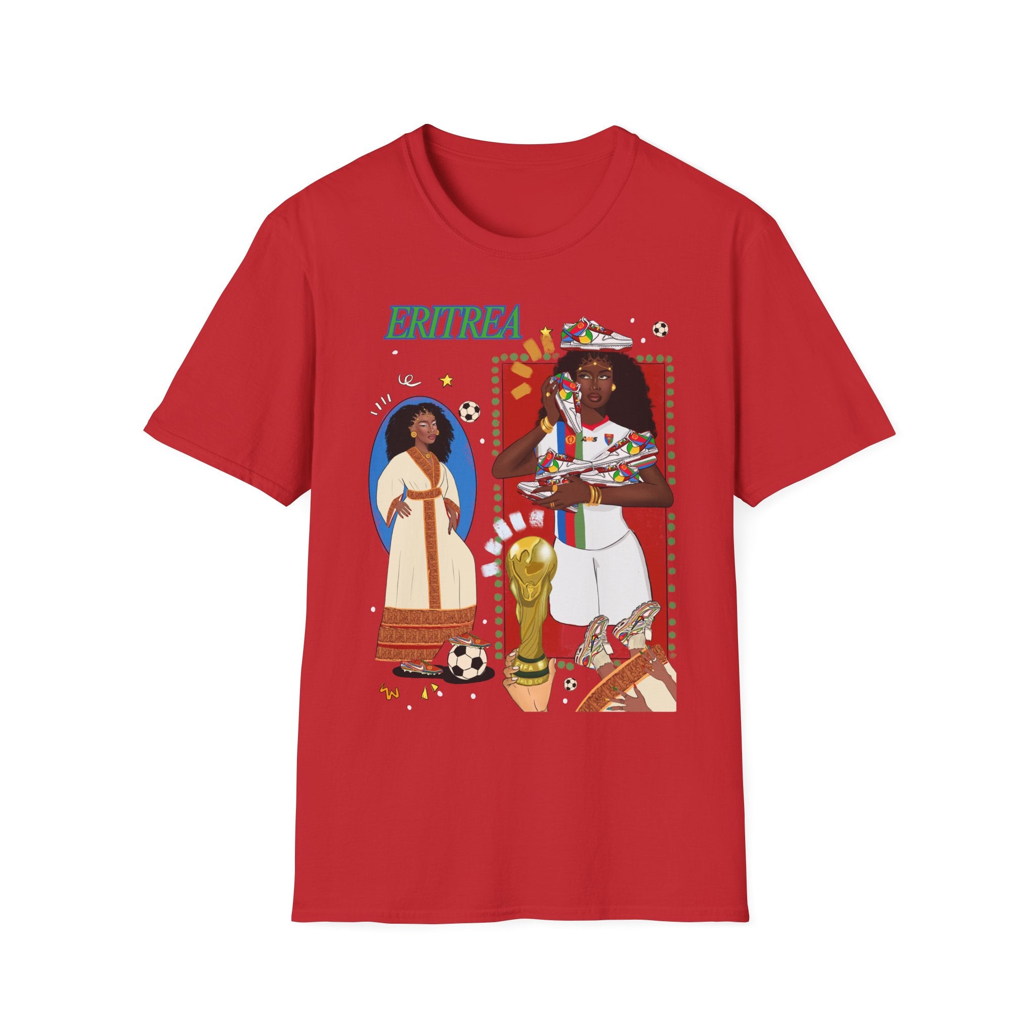 Eritrea FIFA World Cup Exclusive - Unisex Softstyle T-Shirt