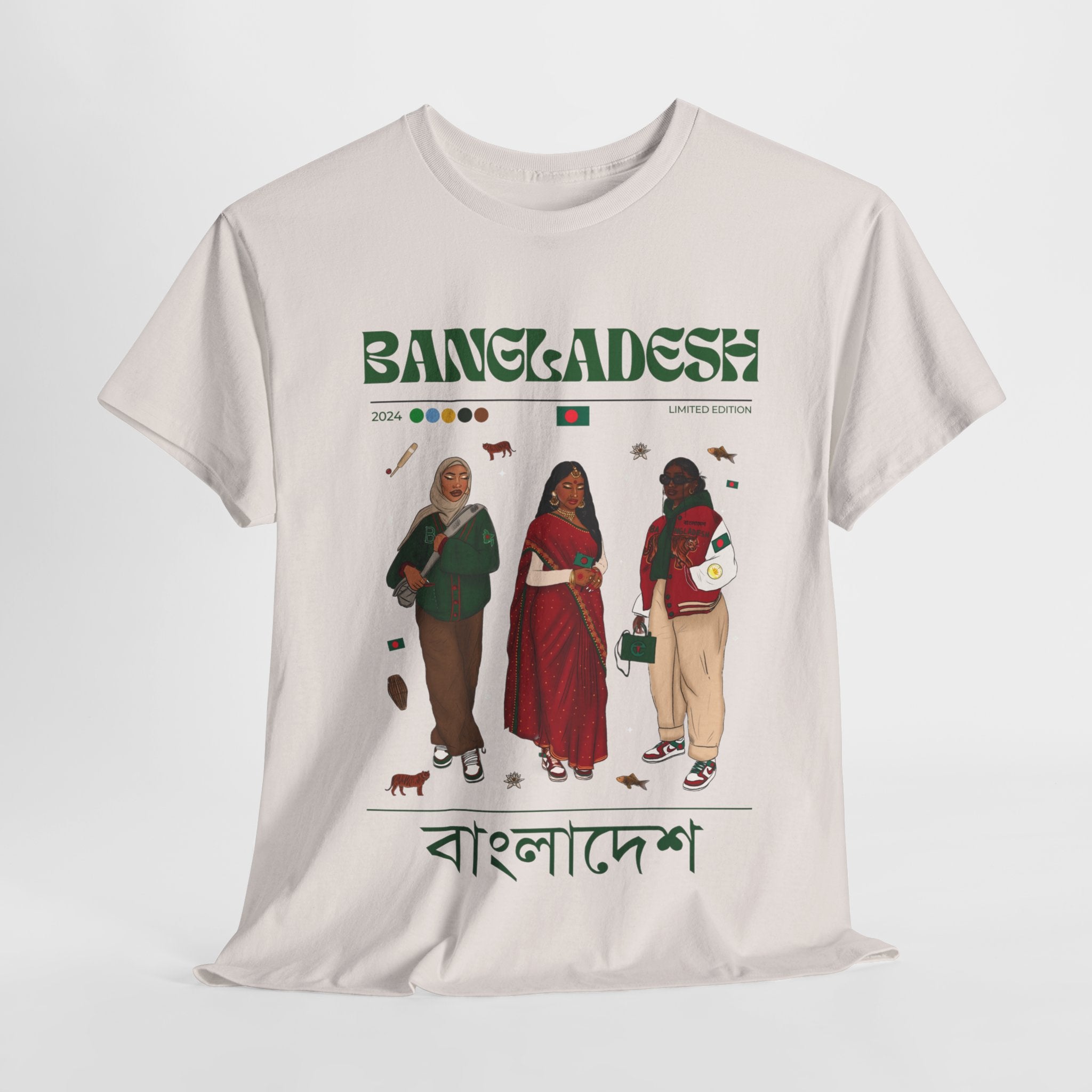 Bangladesh x Streetwear Series - Unisex Heavy Cotton Tee