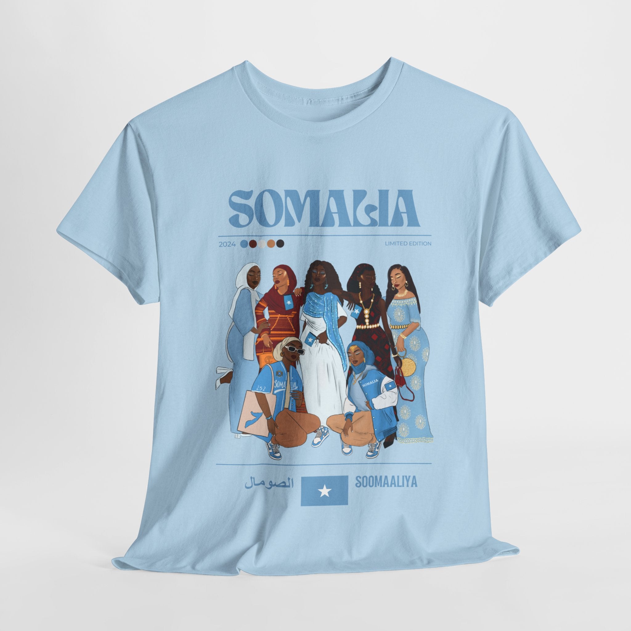 Somalia x Streetwear Series - Unisex Heavy Cotton Tee