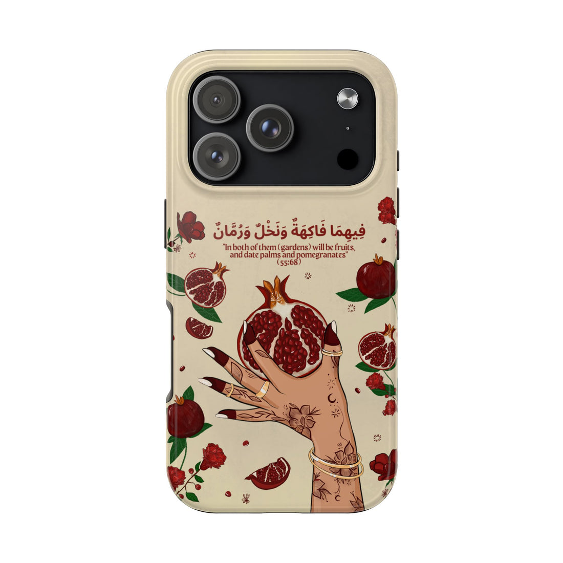 Pomegranate Quran Verse -Tough Phone Cases