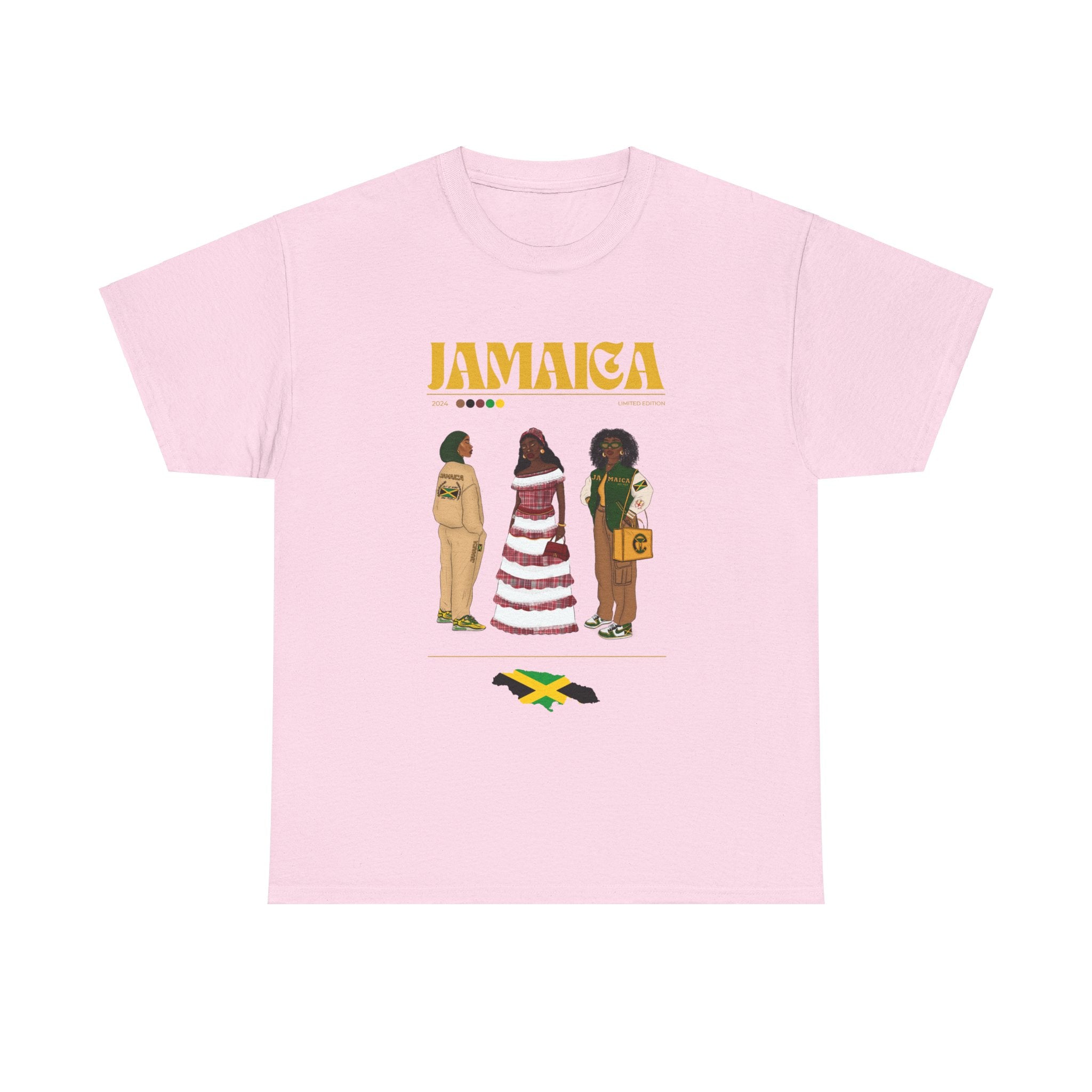 Jamaica x Streetwear Series - Unisex Heavy Cotton Tee