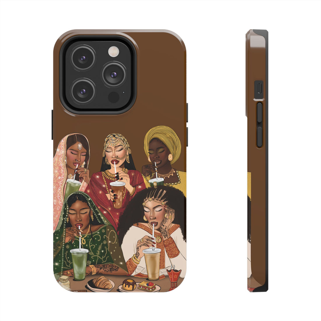 The Girls & Their Drinks - Tough Phone Cases
