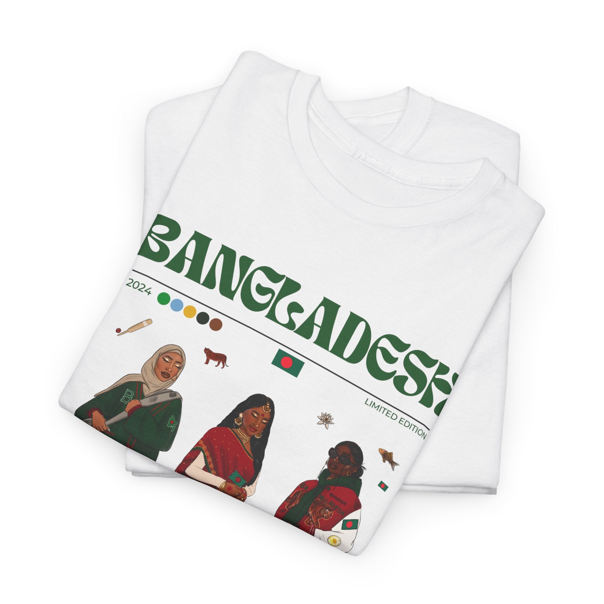 Bangladesh x Streetwear Series - Unisex Heavy Cotton Tee