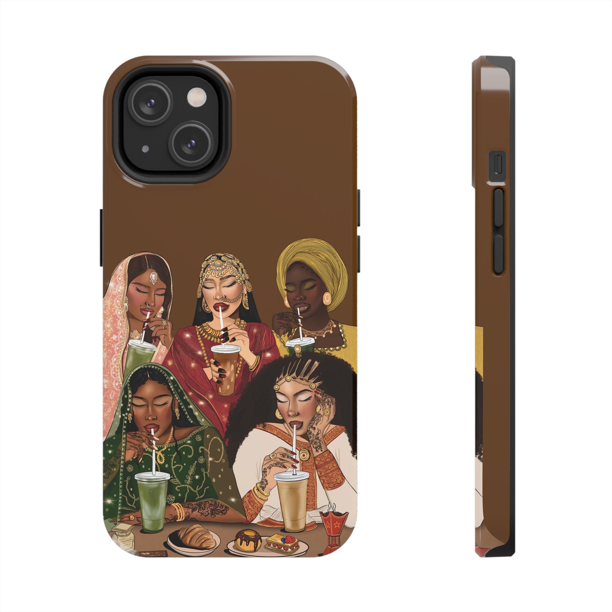The Girls & Their Drinks - Tough Phone Cases