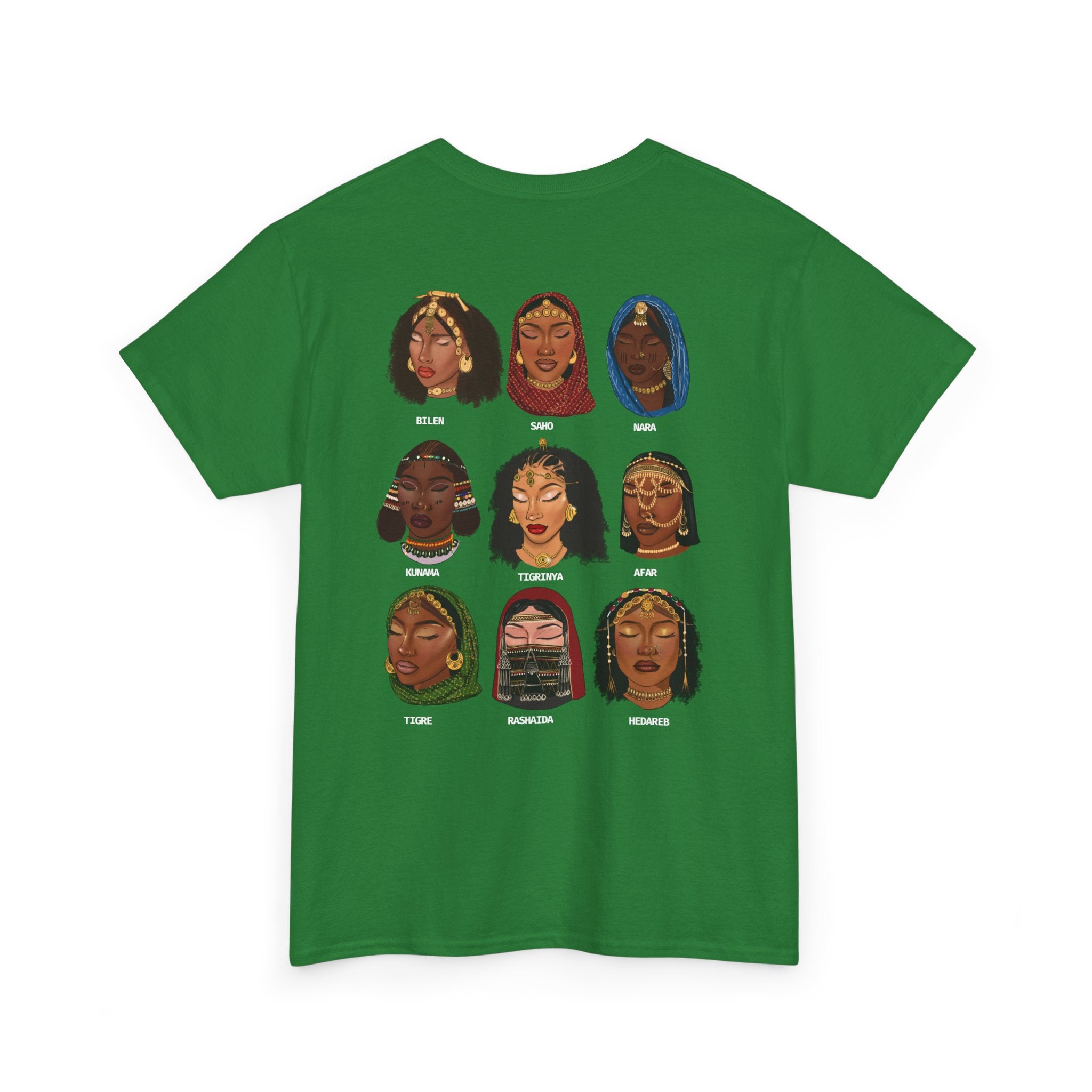 Eritrea Tribes - Unisex Heavy Cotton Tee