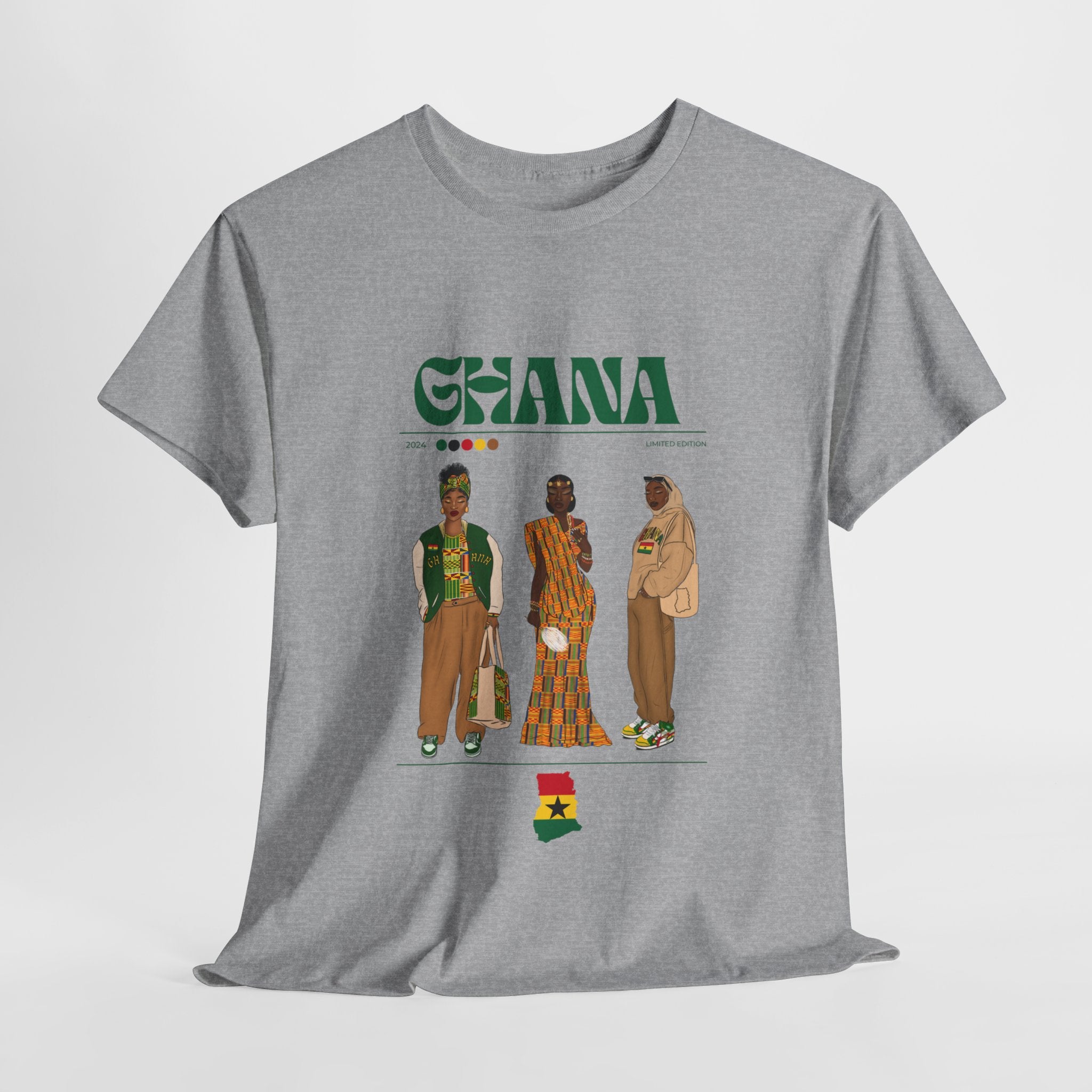 Ghana x Streetwear Series - Unisex Heavy Cotton Tee