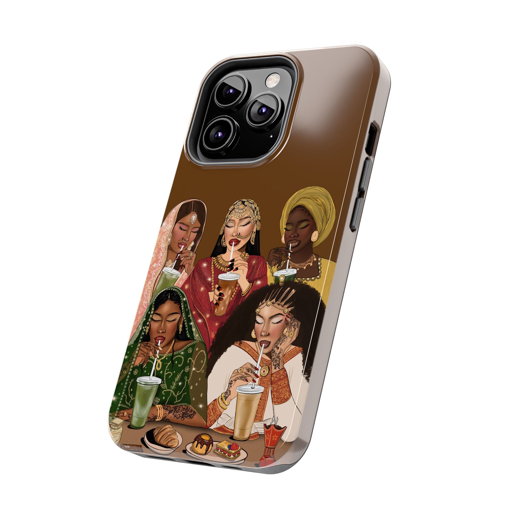 The Girls & Their Drinks - Tough Phone Cases