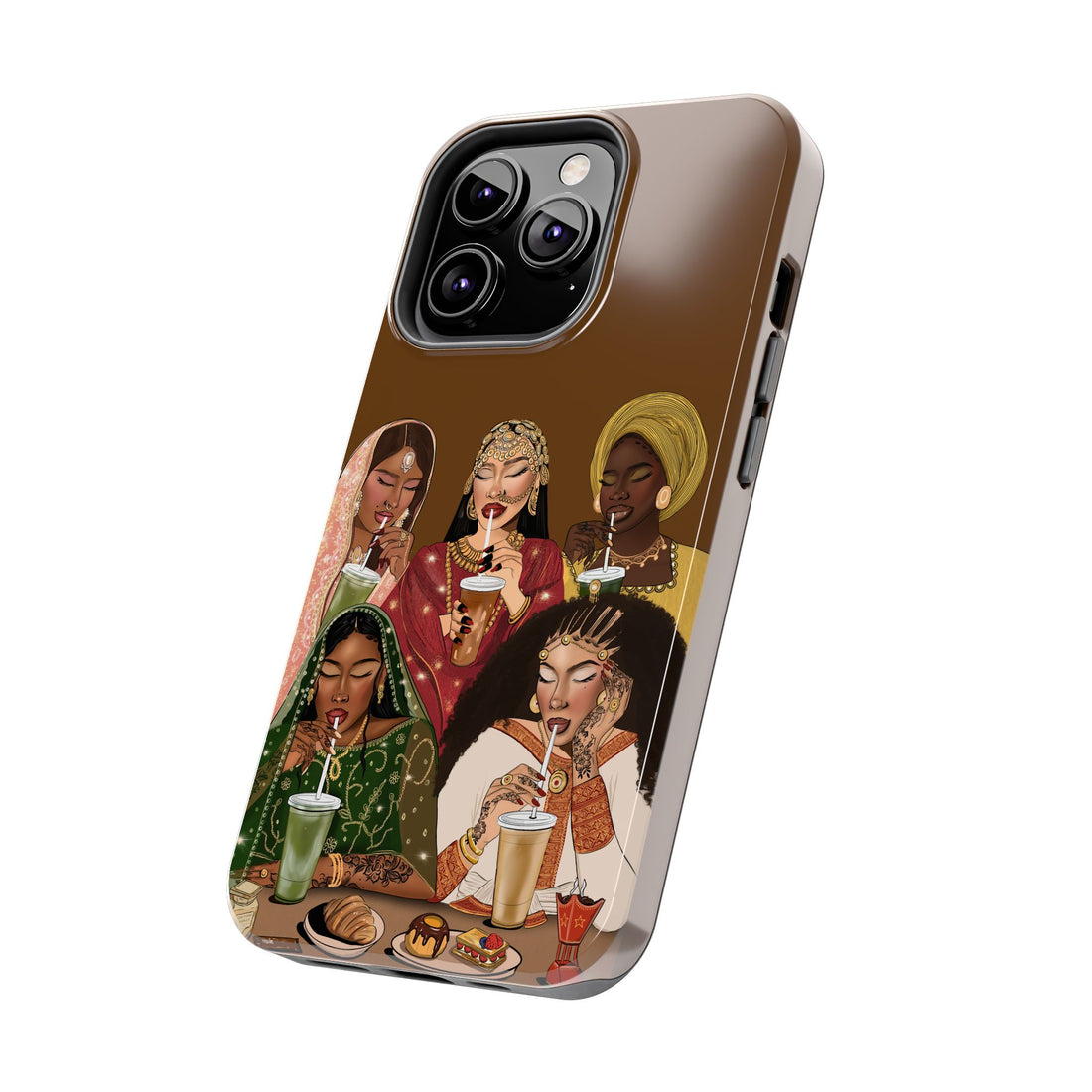 The Girls & Their Drinks - Tough Phone Cases