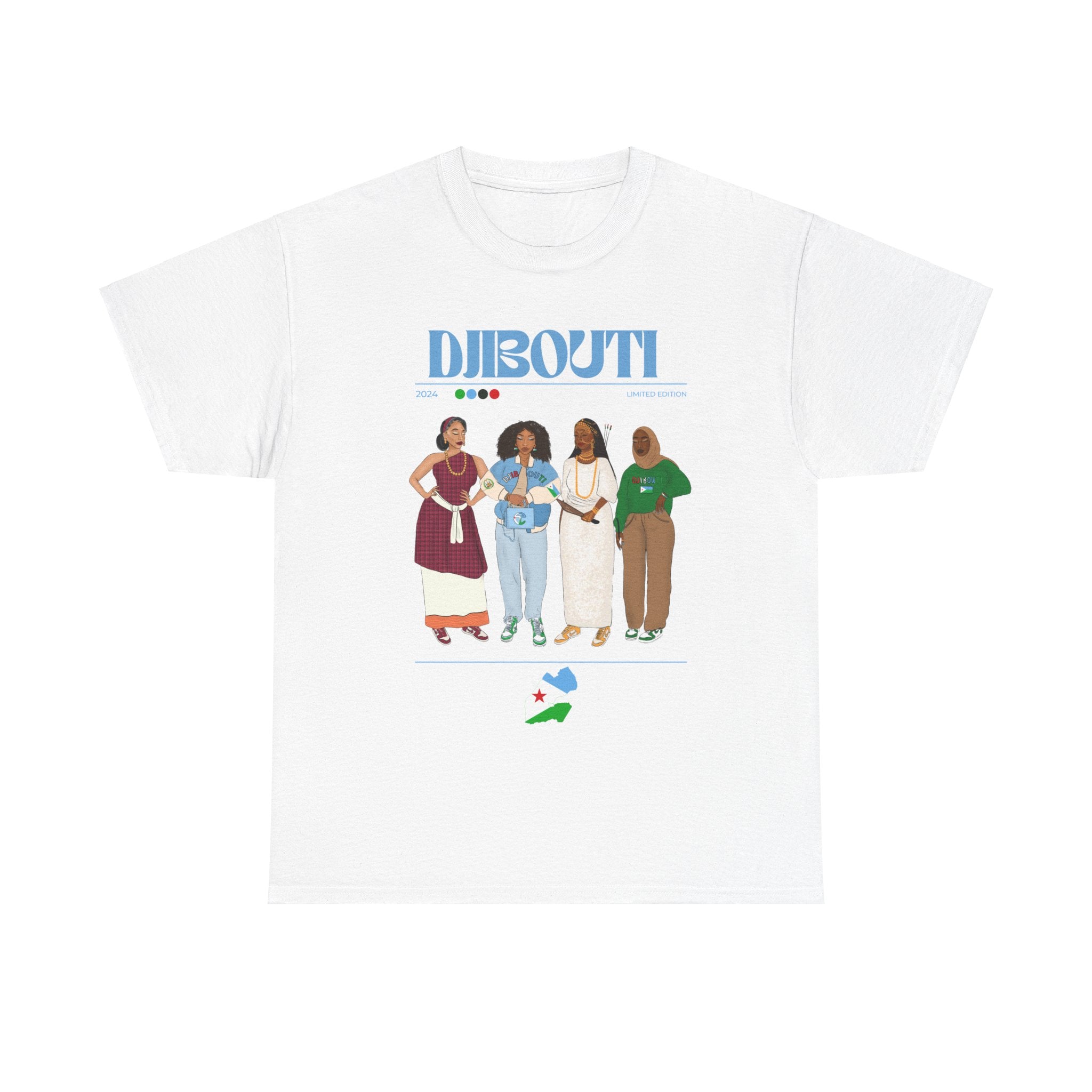Djibouti x Streetwear Series - Unisex Heavy Cotton Tee