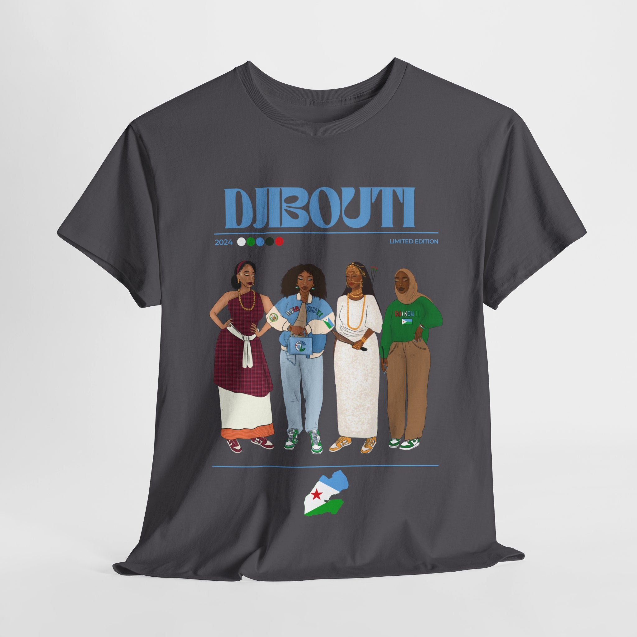 Djibouti x Streetwear Series - Unisex Heavy Cotton Tee