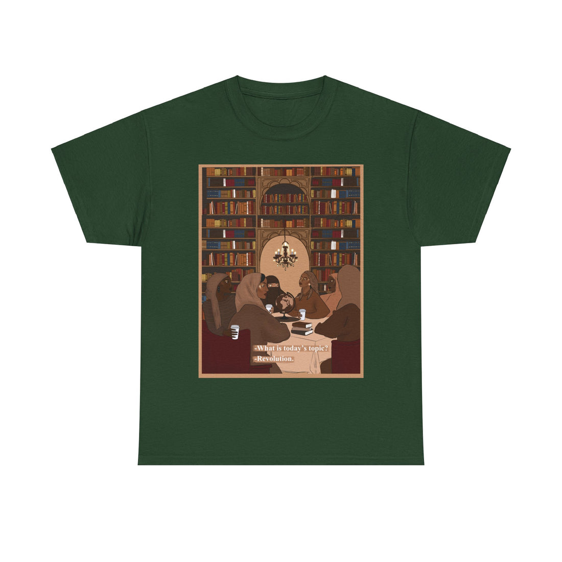 What's today's topic? Revolution - Unisex Heavy Cotton Tee