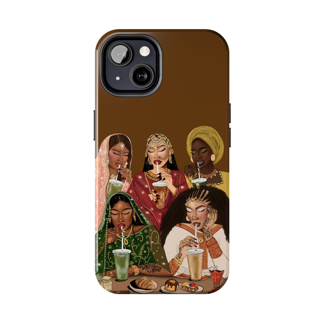 The Girls & Their Drinks - Tough Phone Cases