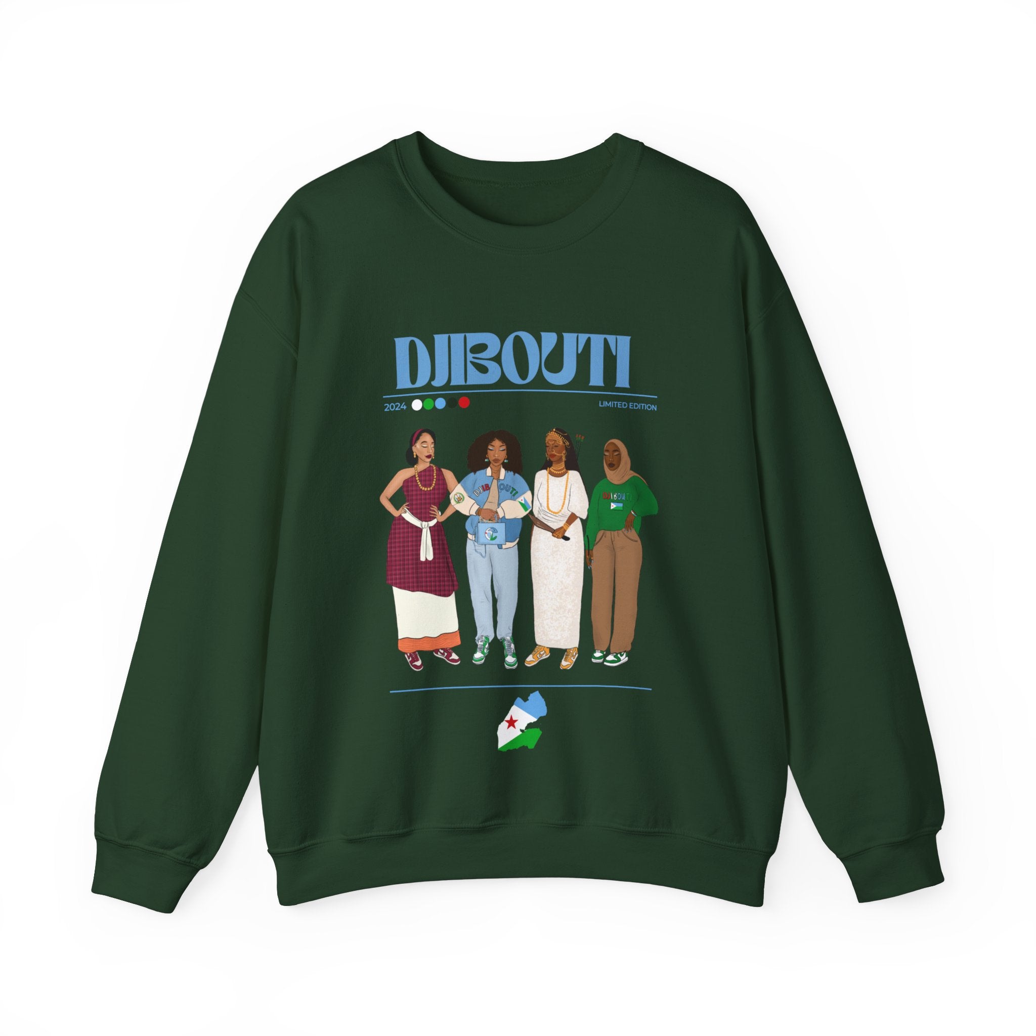 Djibouti x Streetwear Series - Crewneck Sweatshirt