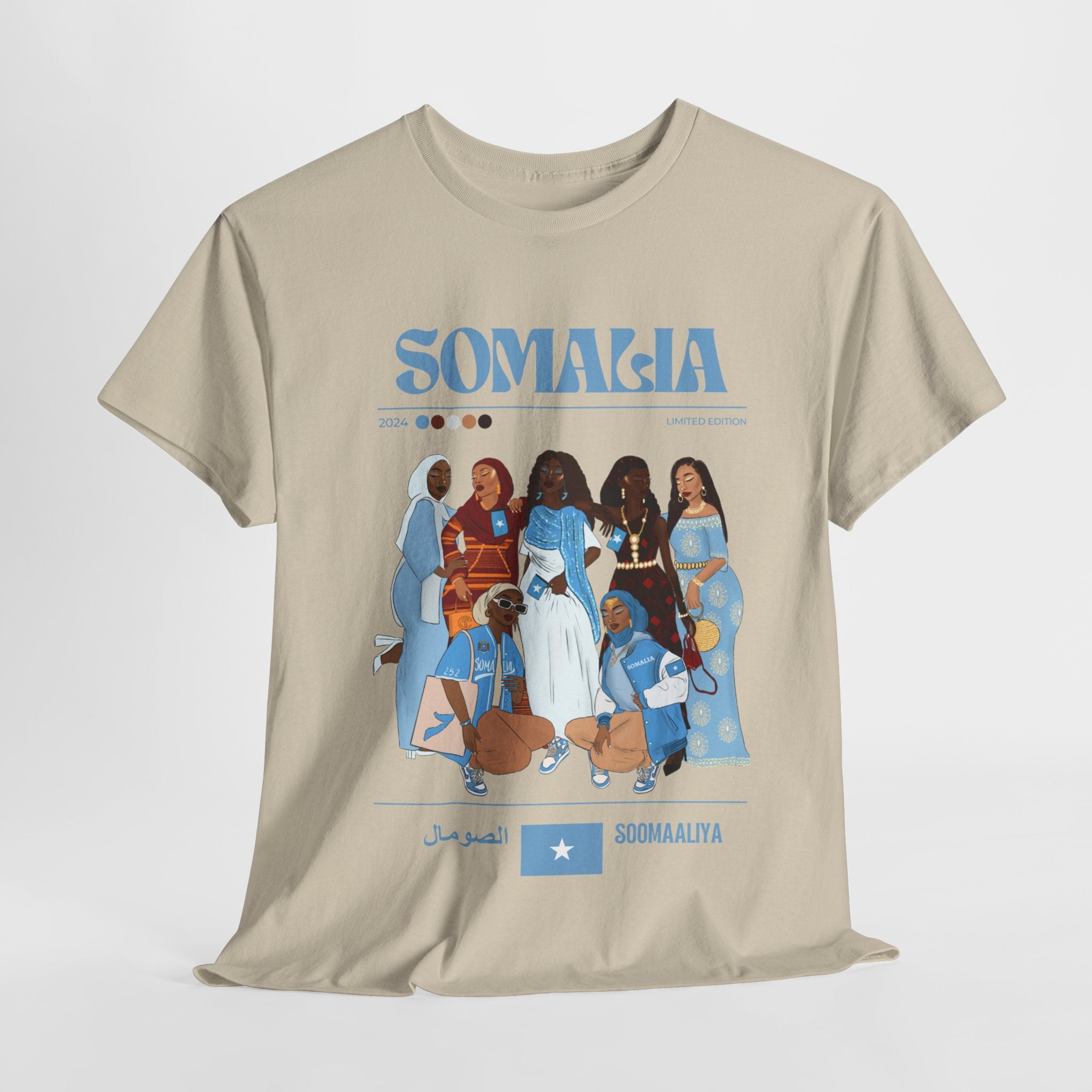 Somalia x Streetwear Series - Unisex Heavy Cotton Tee