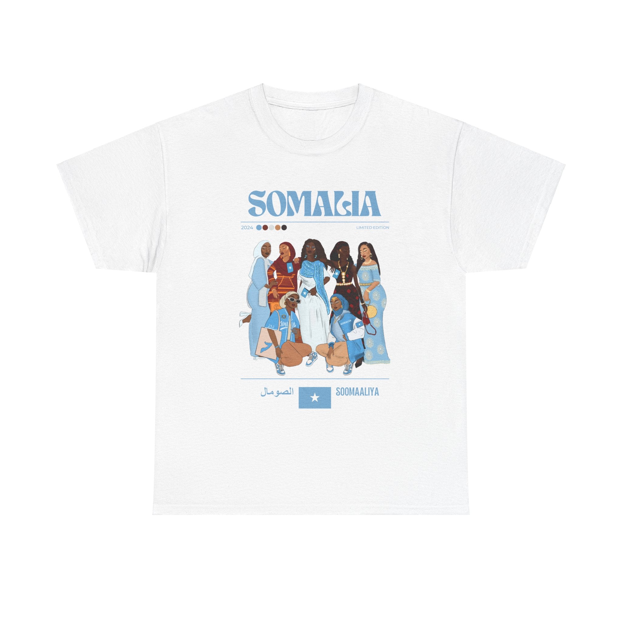 Somalia x Streetwear Series - Unisex Heavy Cotton Tee