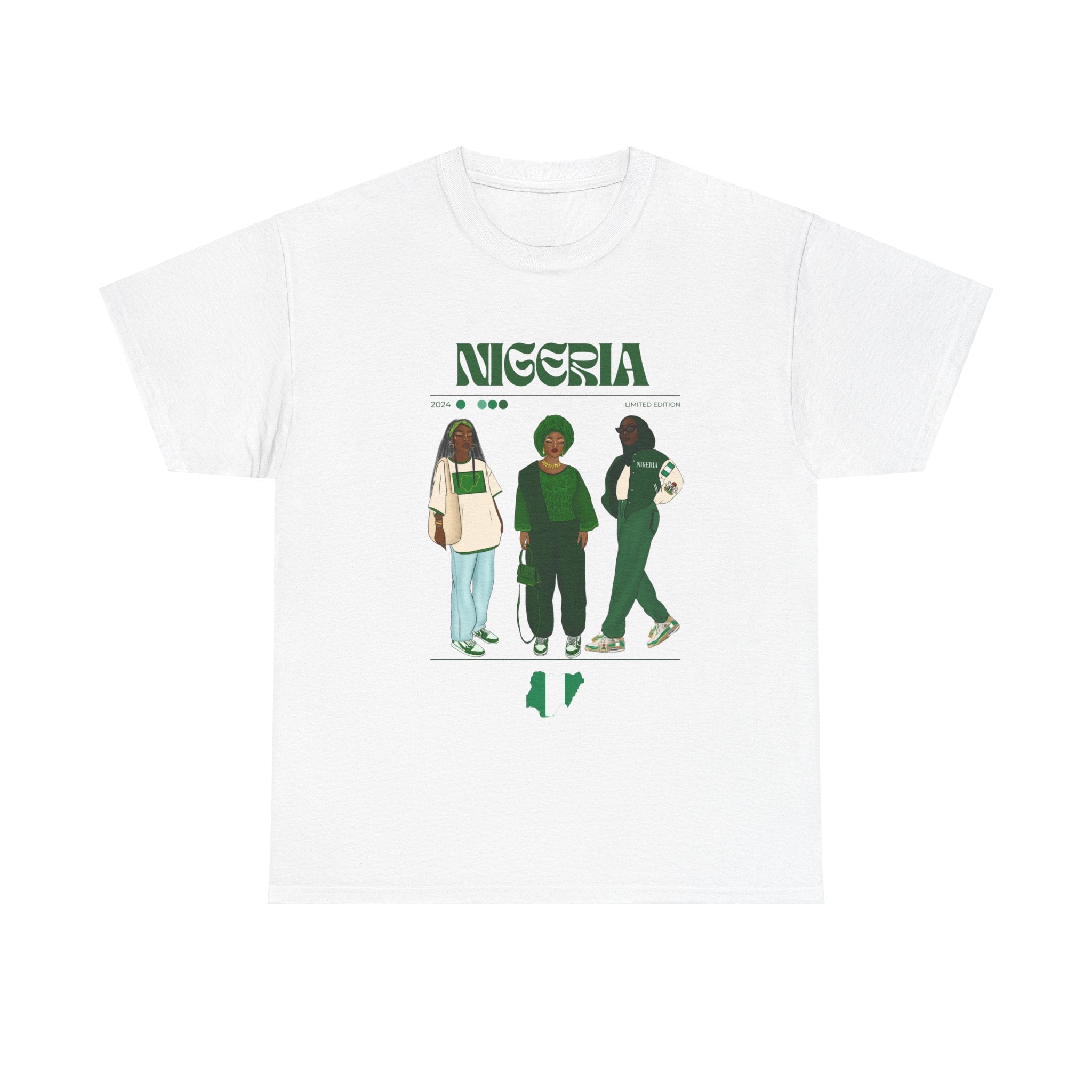 Nigeria x Streetwear Series - Unisex Heavy Cotton Tee