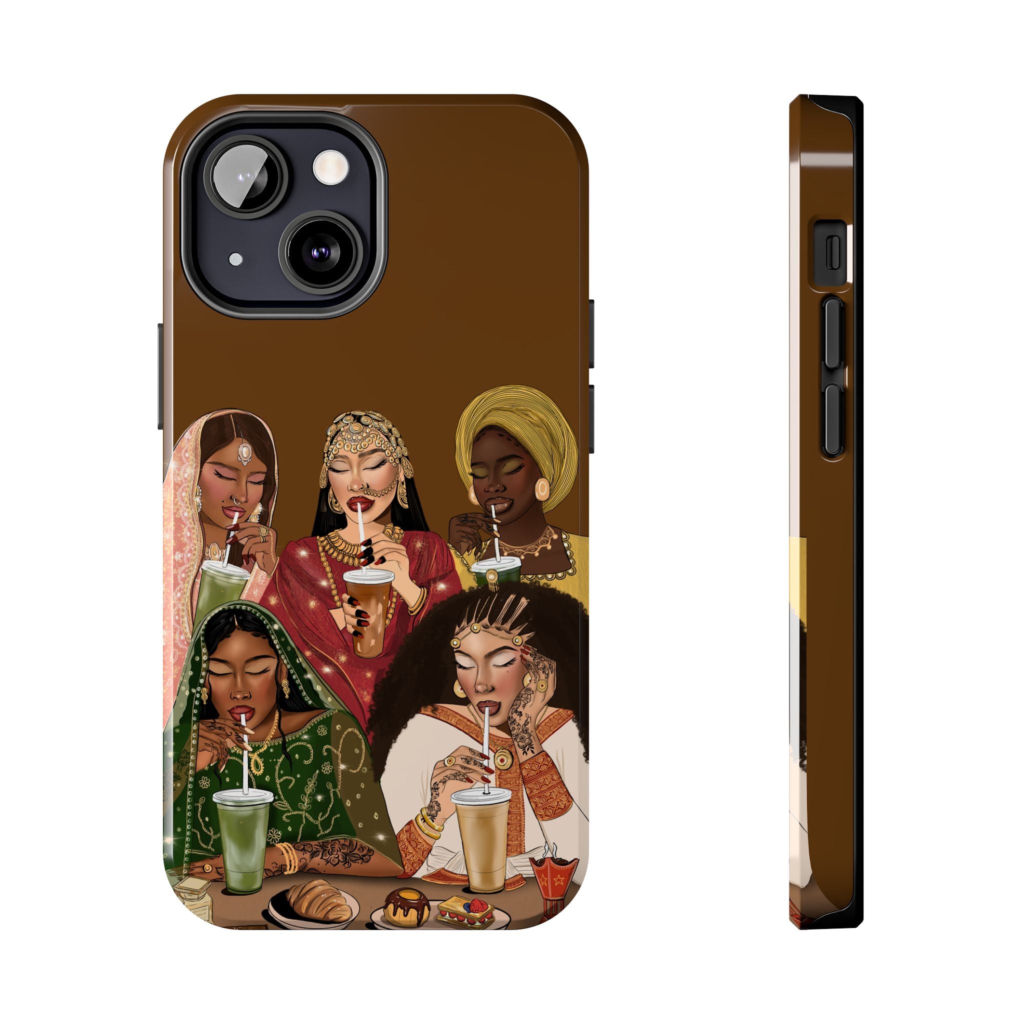 The Girls & Their Drinks - Tough Phone Cases