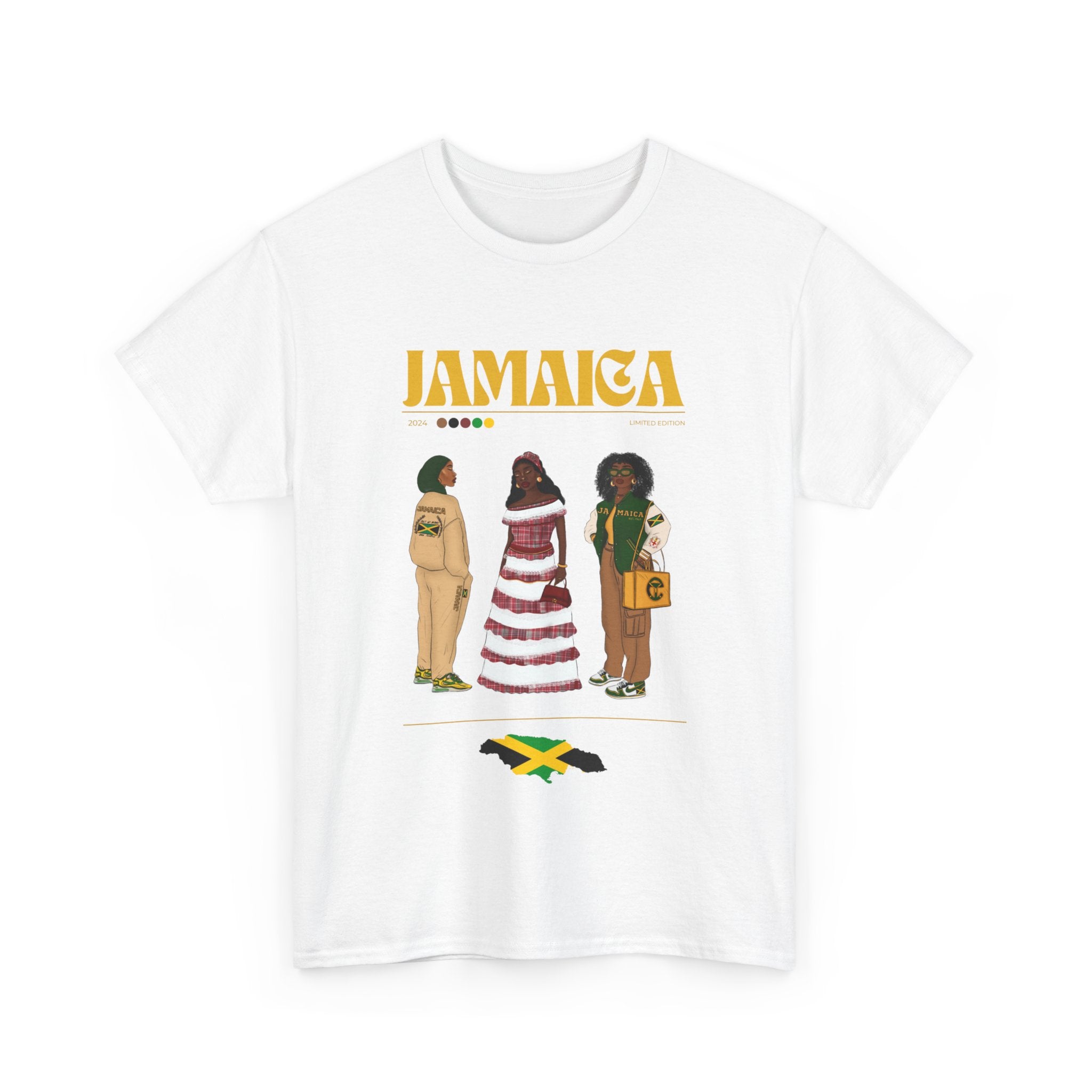 Jamaica x Streetwear Series - Unisex Heavy Cotton Tee