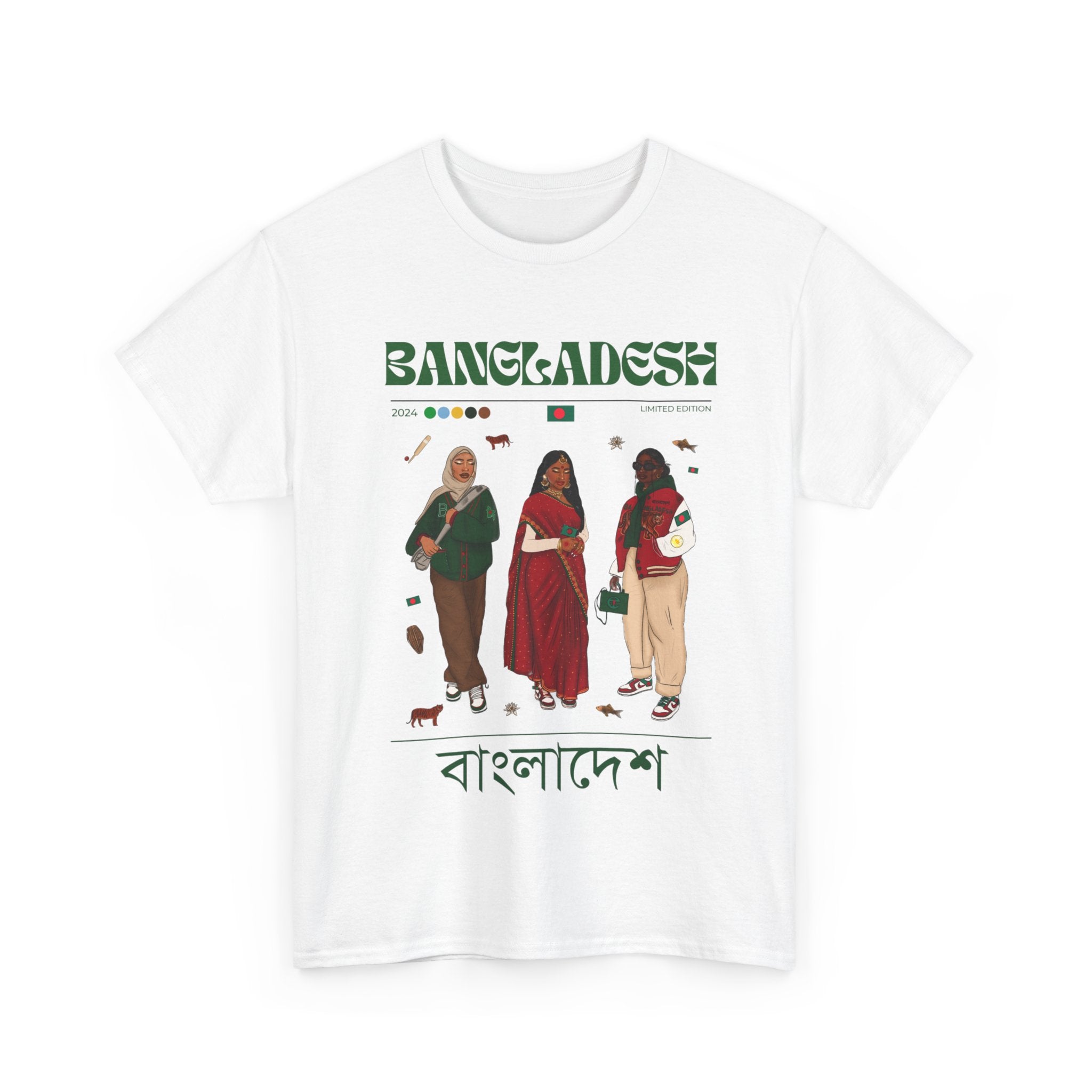 Bangladesh x Streetwear Series - Unisex Heavy Cotton Tee