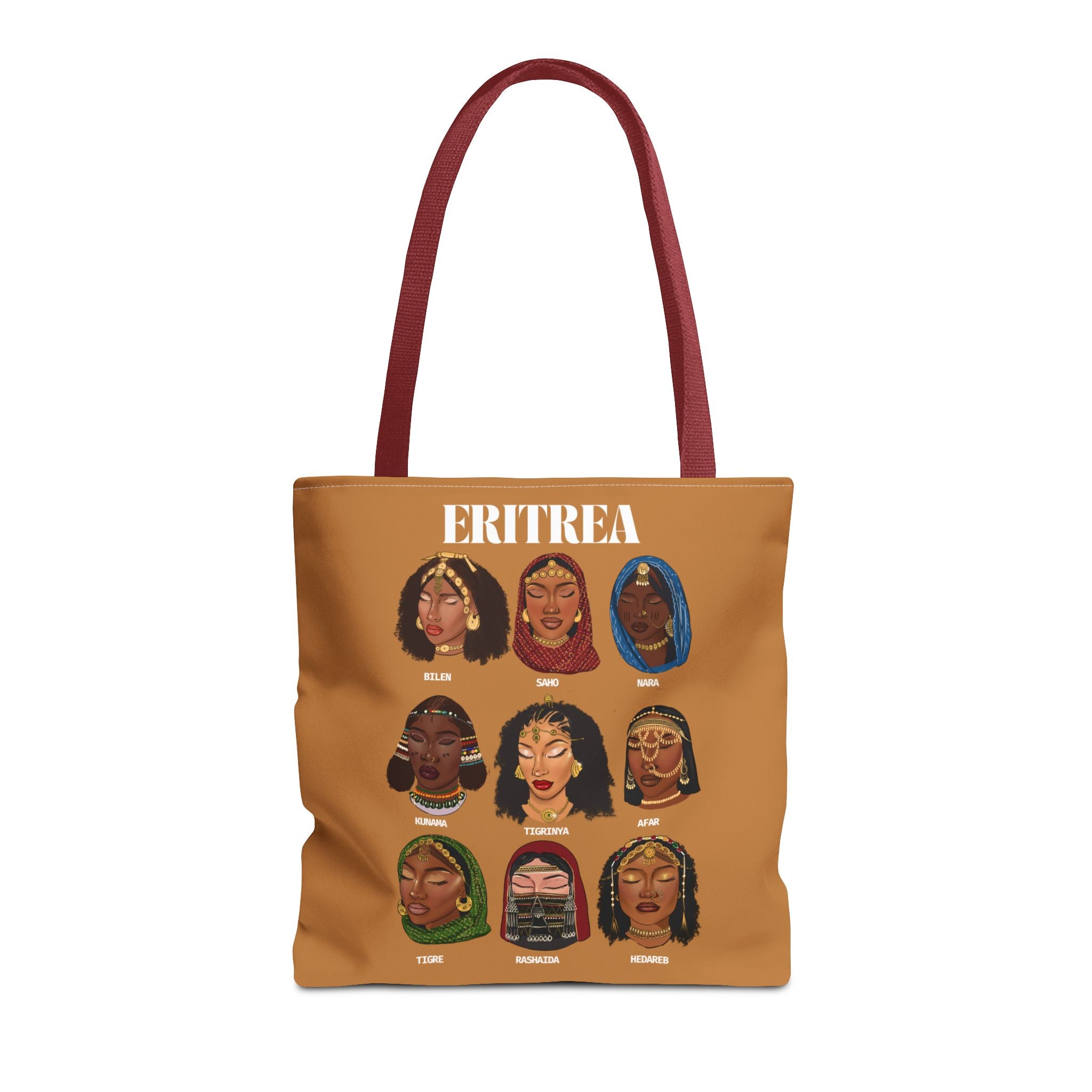 Eritrea Tribes Brown Tote Bag