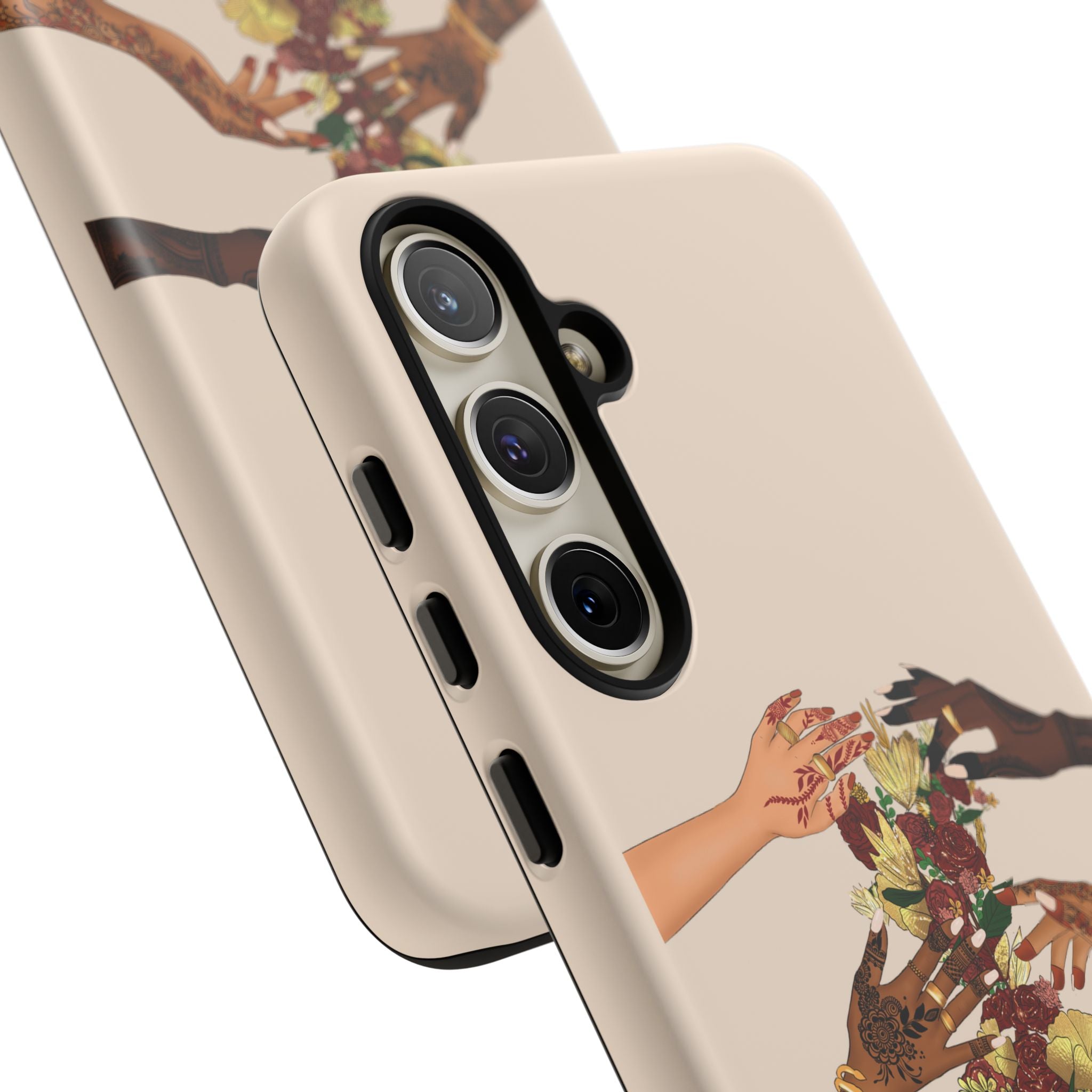 Henna & Flower Hands - Phone Case