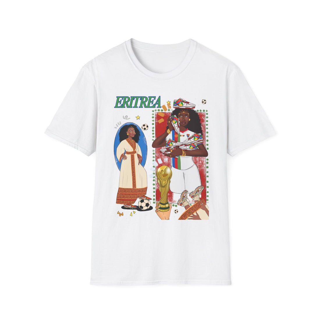 Eritrea FIFA World Cup Exclusive - Unisex Softstyle T-Shirt