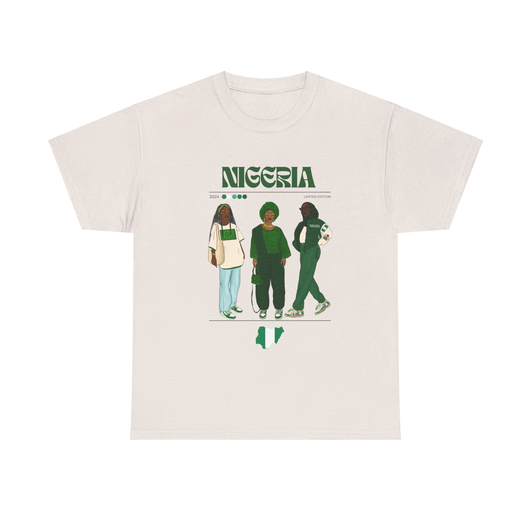 Nigeria x Streetwear Series - Unisex Heavy Cotton Tee