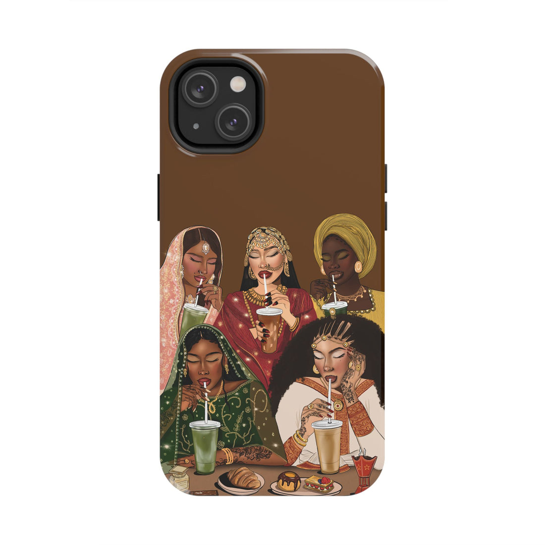 The Girls & Their Drinks - Tough Phone Cases