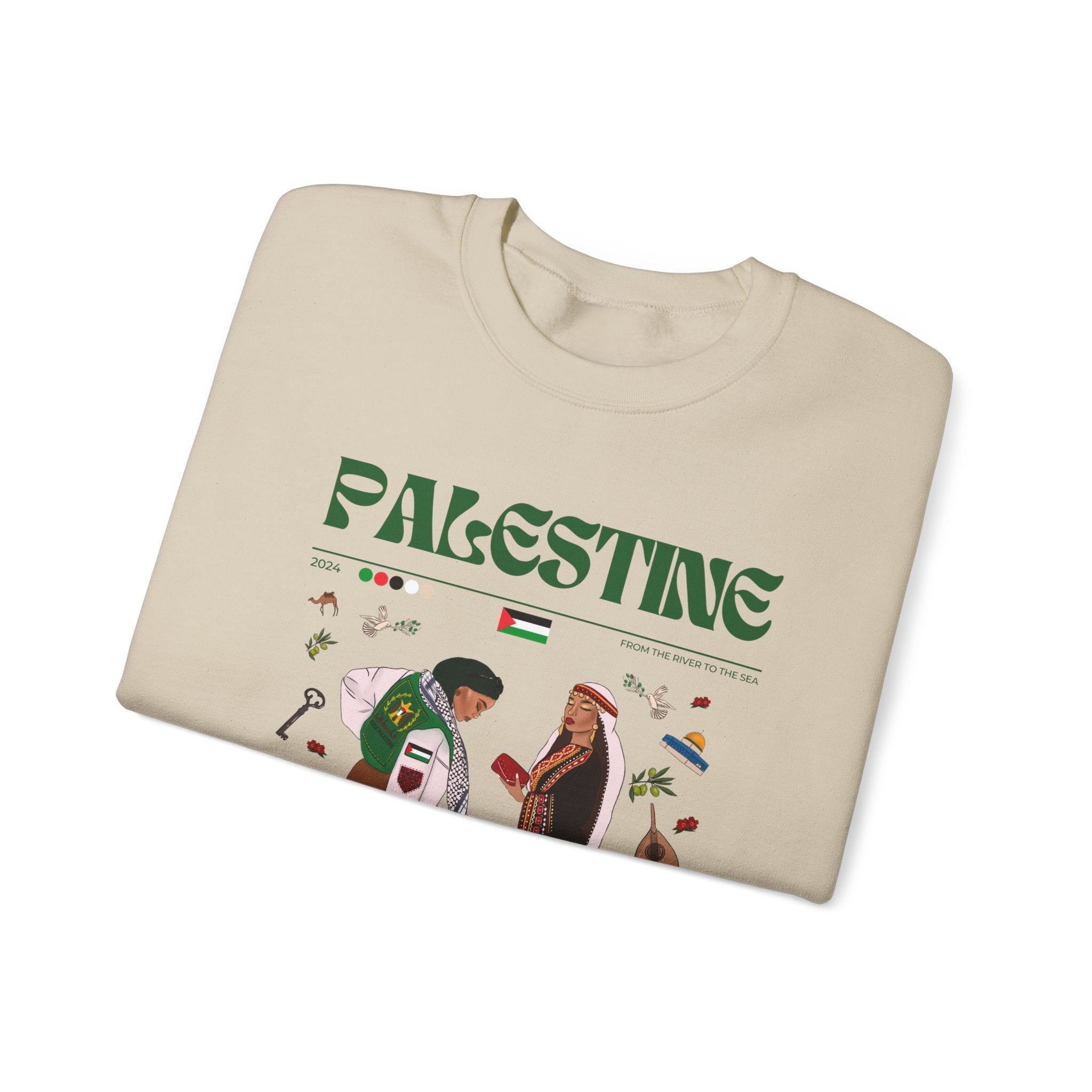 Palestine x Streetwear Series - Crewneck Sweatshirt