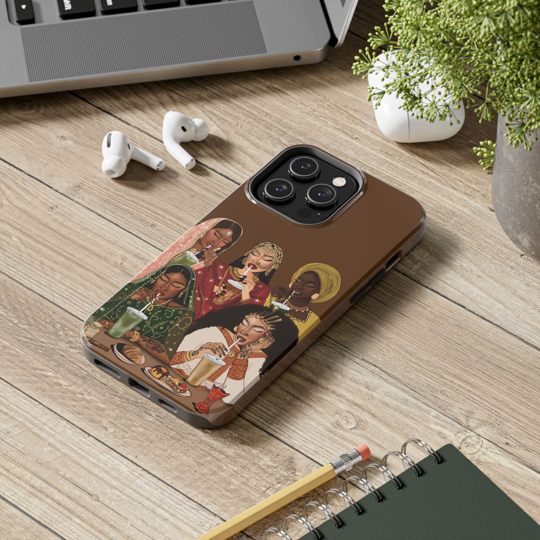The Girls & Their Drinks - Tough Phone Cases